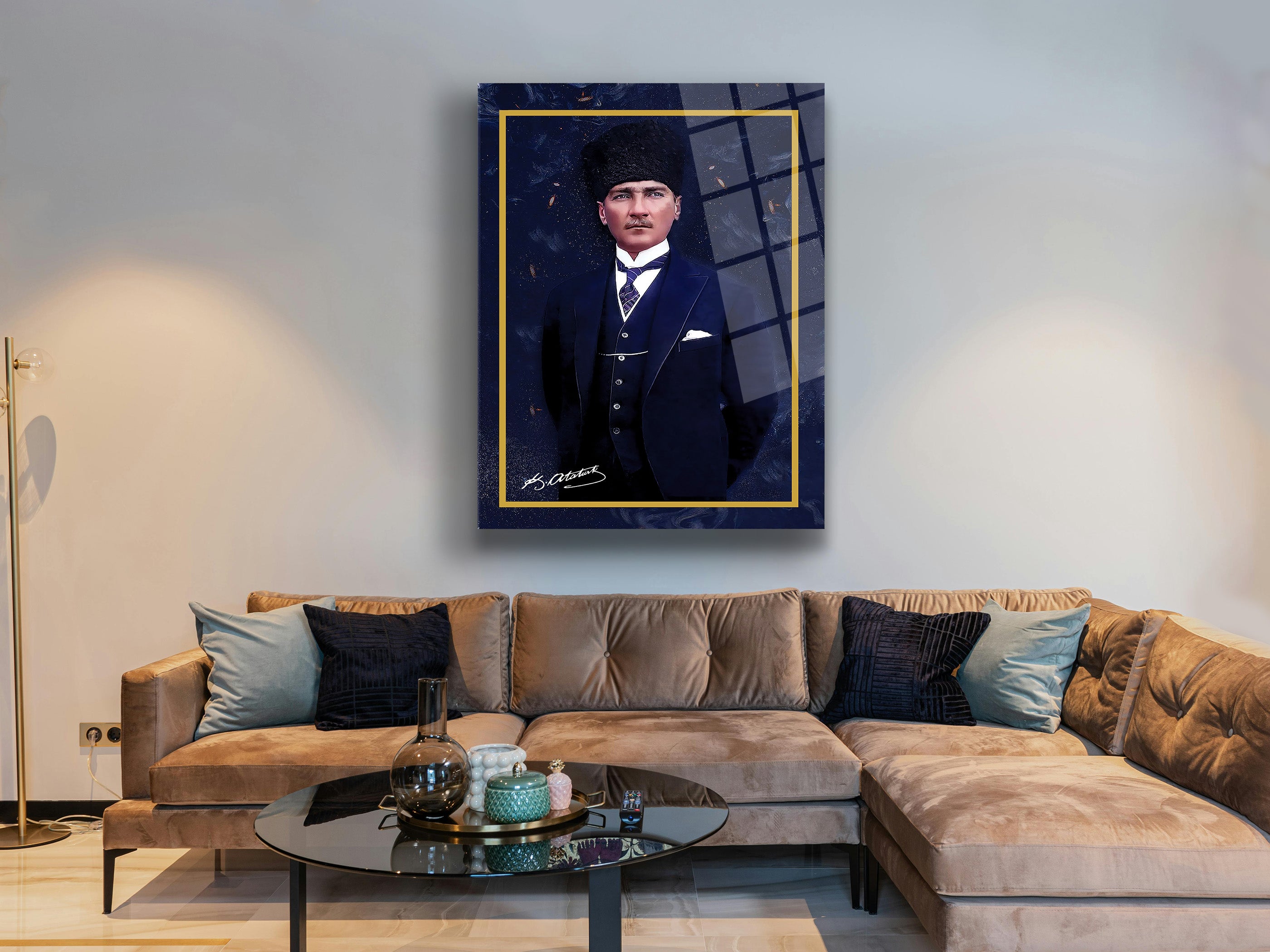 Atatürk Cam Tablo 54