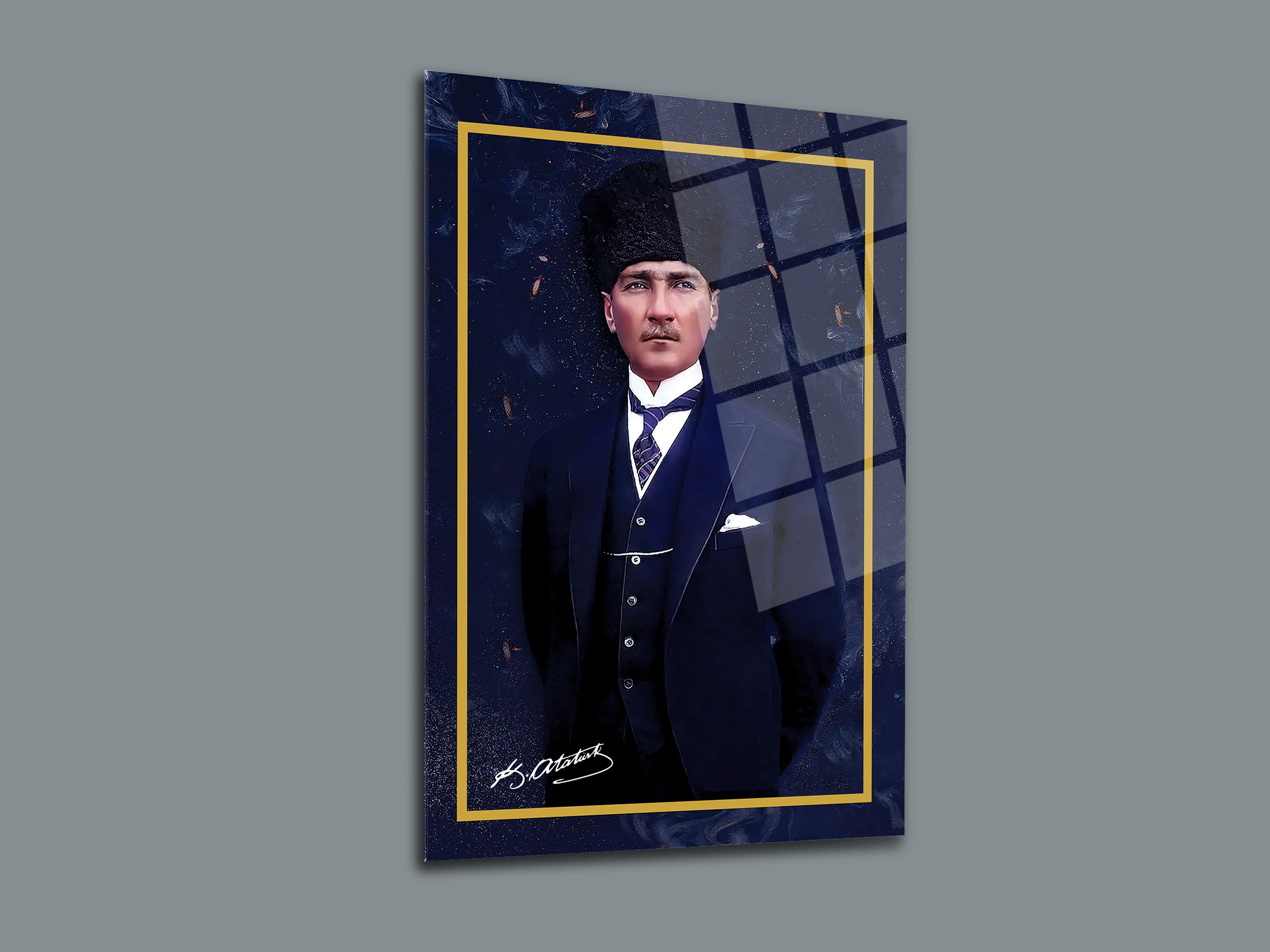 Atatürk Cam Tablo 54