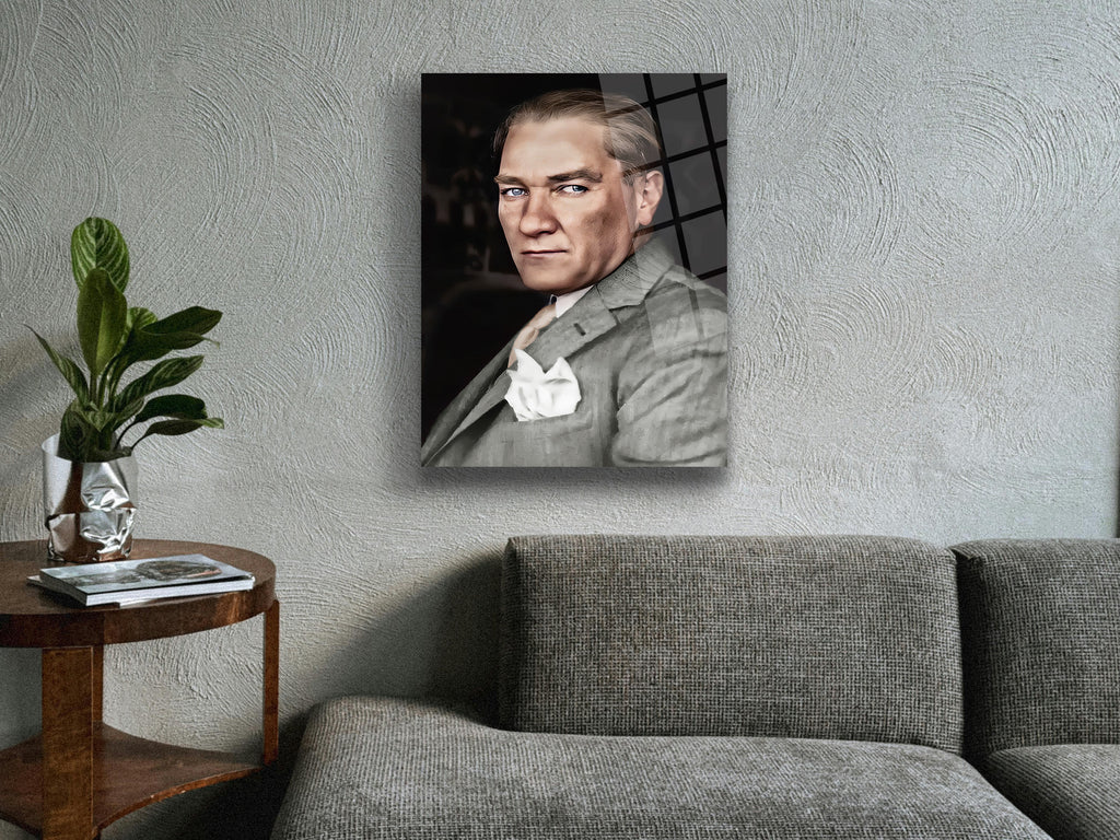 Atatürk Cam Tablo 55