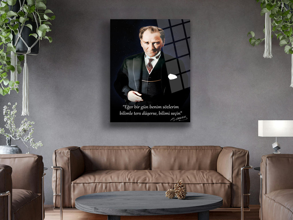 Atatürk Cam Tablo 221