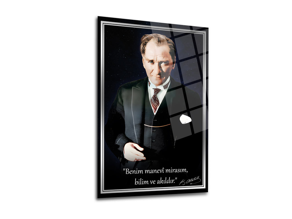 Atatürk Cam Tablo 222