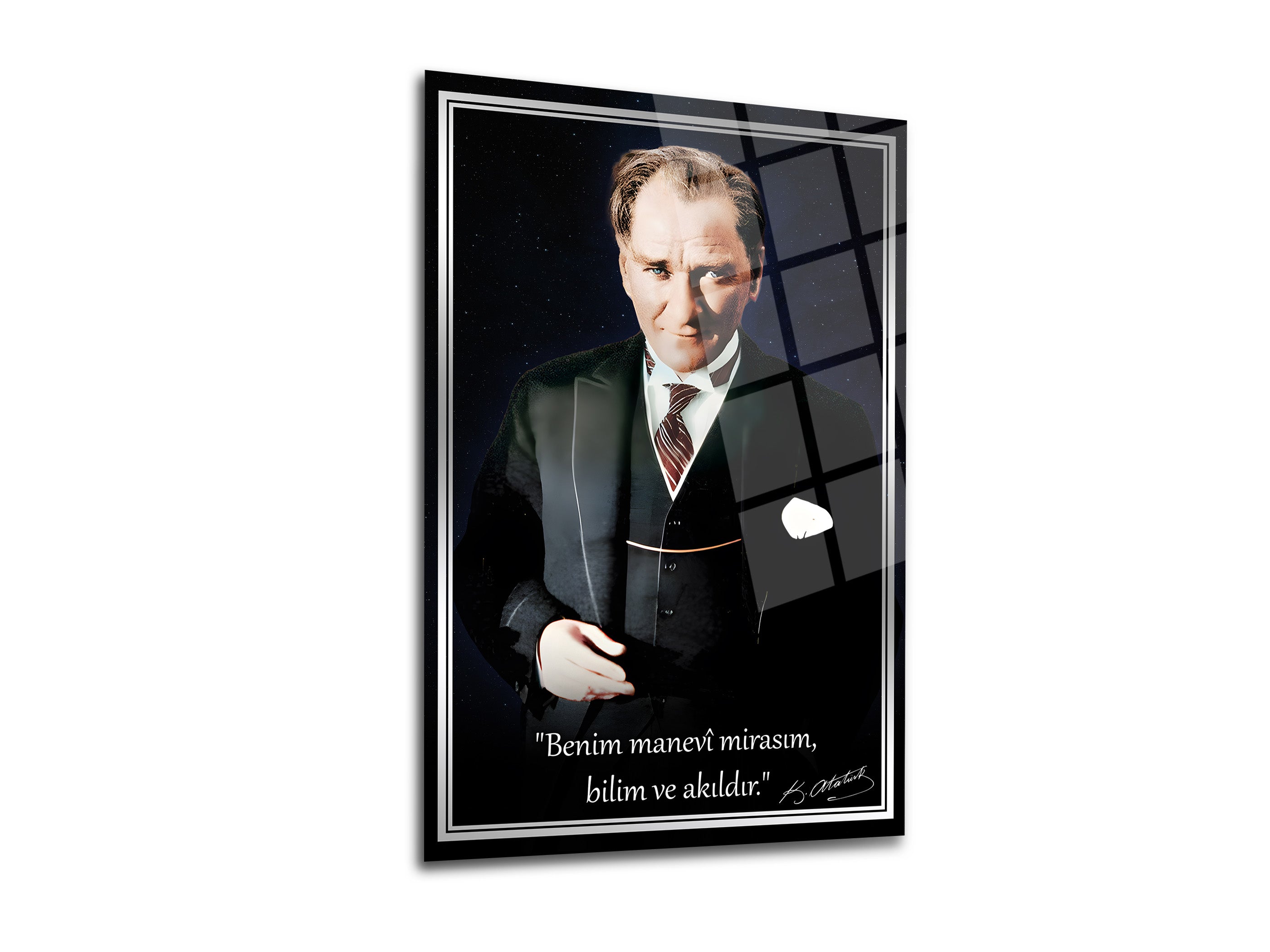 Atatürk Cam Tablo 222