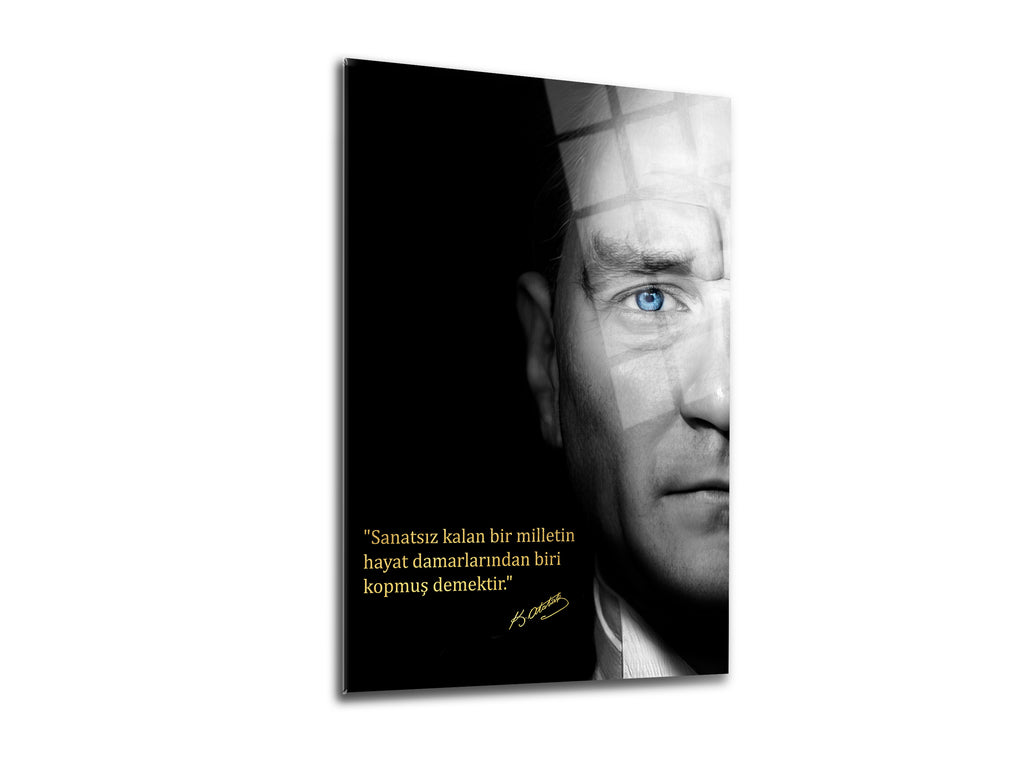 Atatürk Cam Tablo 137