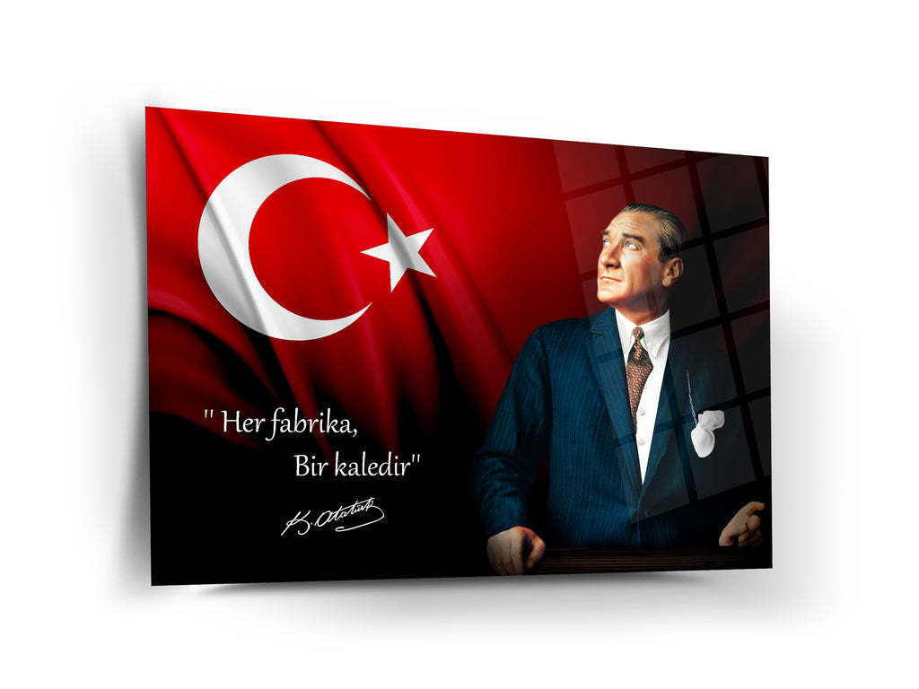 Atatürk Cam Tablo 161