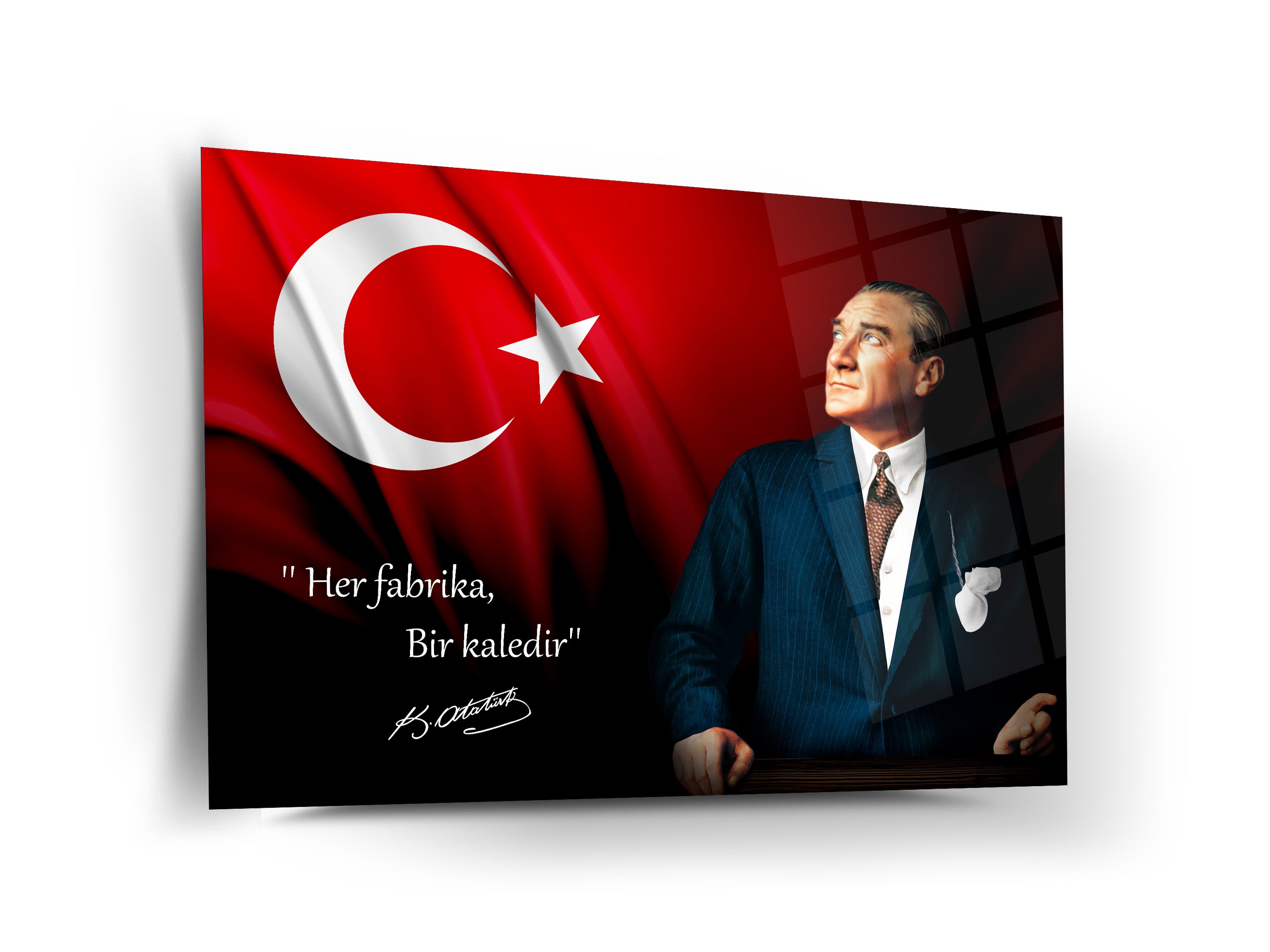 Atatürk Cam Tablo 161