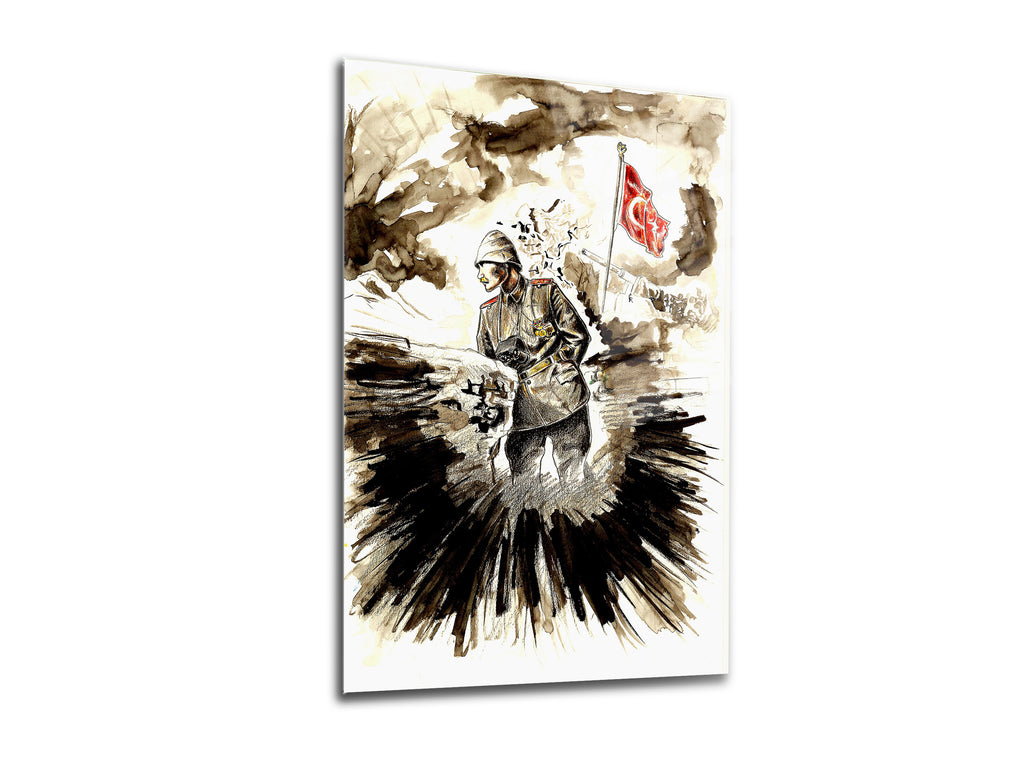 Atatürk Cam Tablo 73