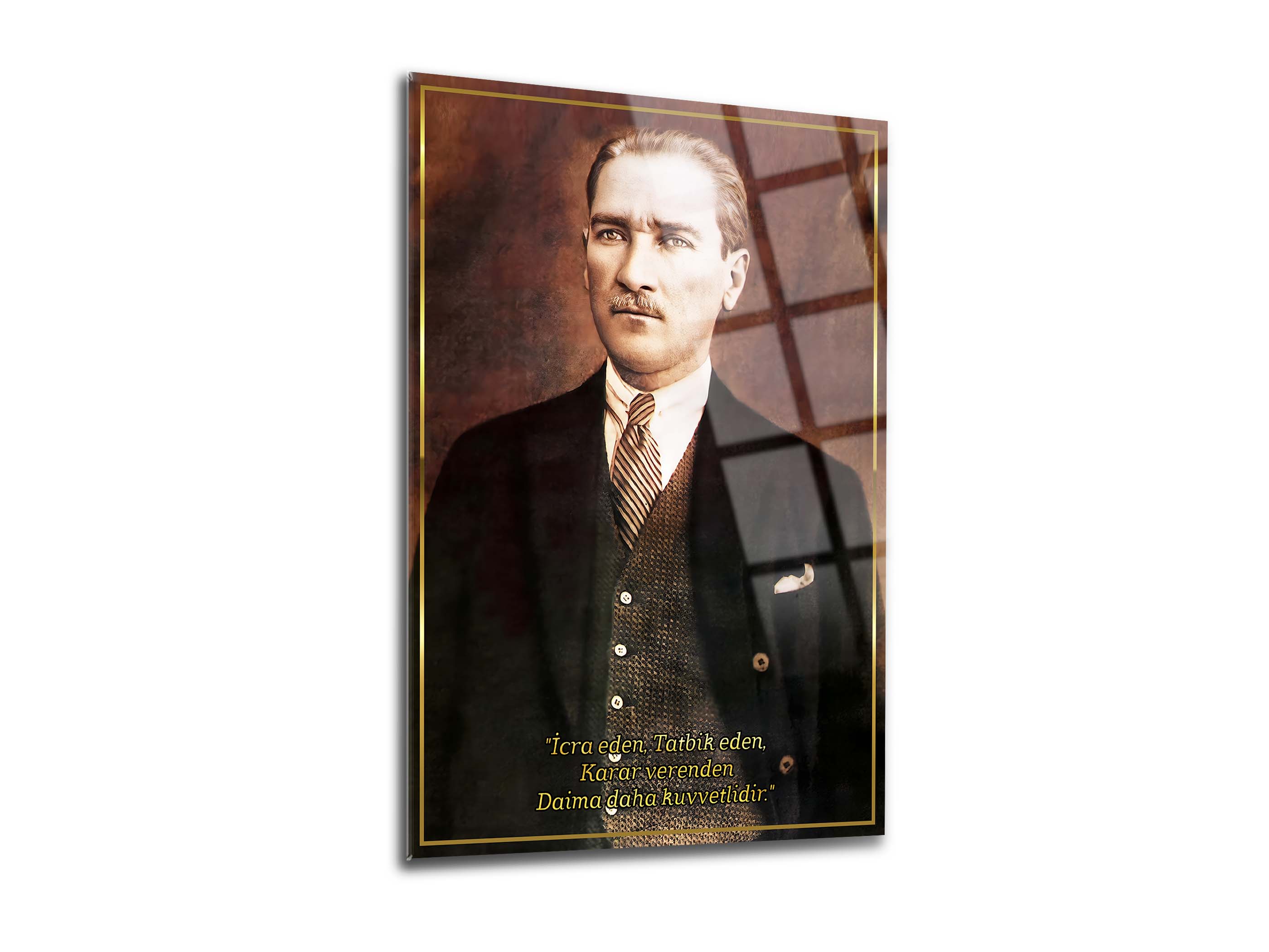 Atatürk Cam Tablo 158