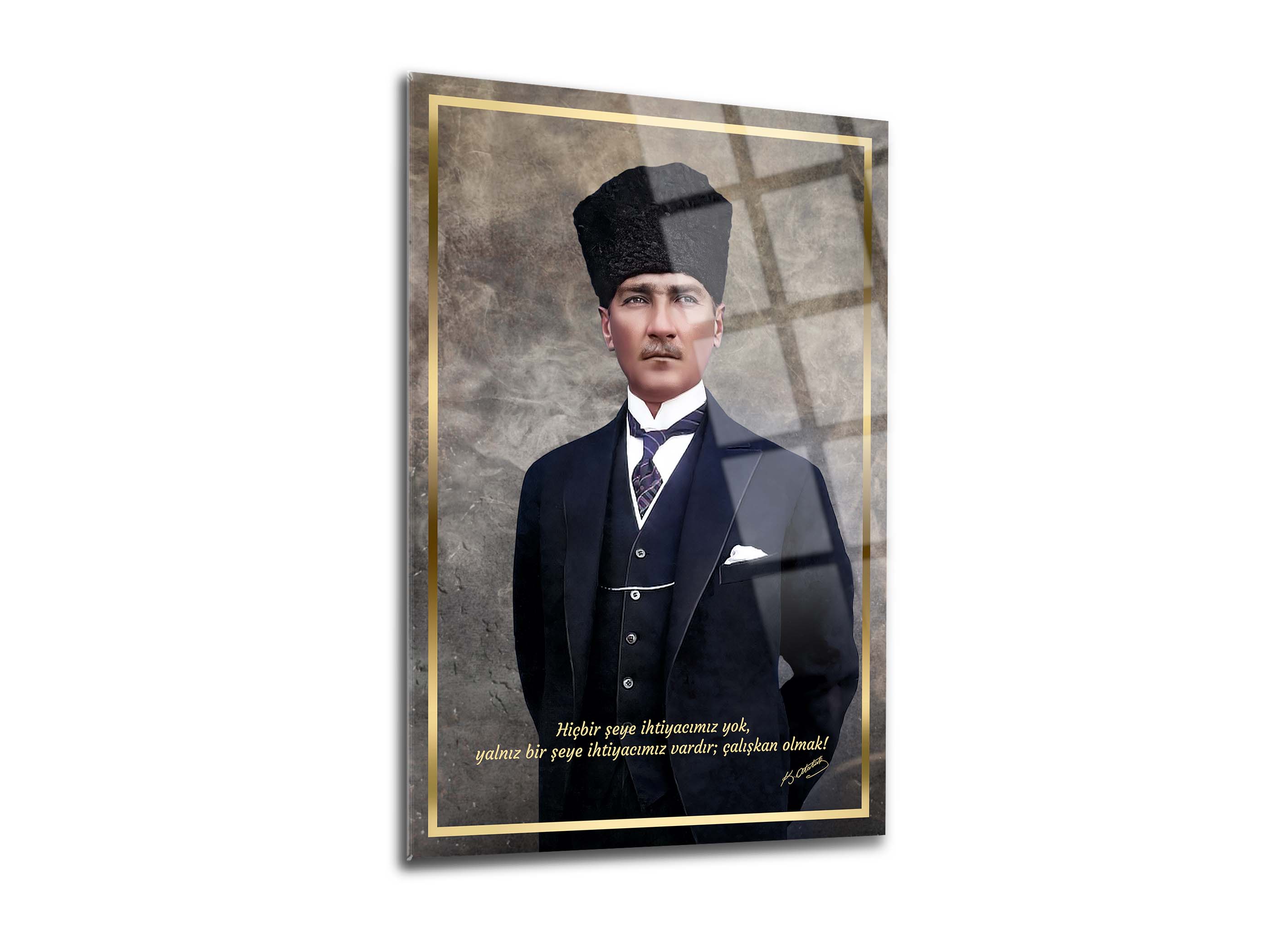 Atatürk Cam Tablo 157