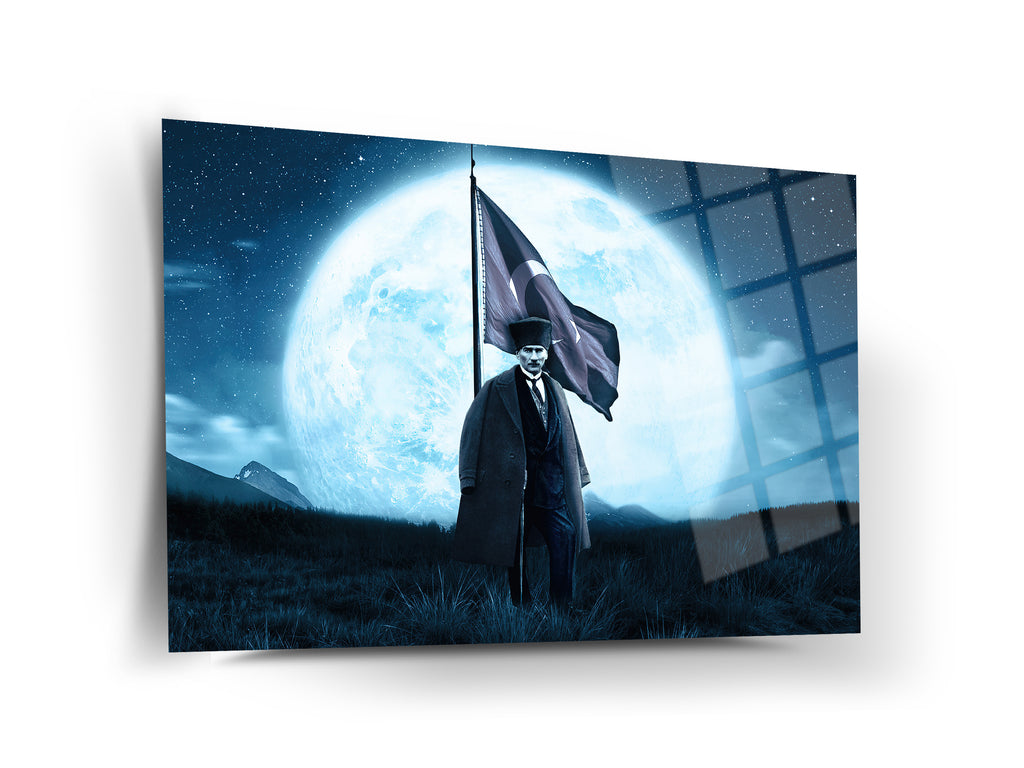 Atatürk Cam Tablo 75