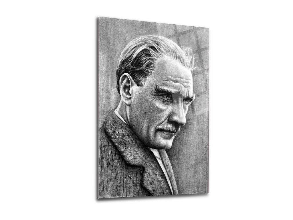 Atatürk Cam Tablo 80