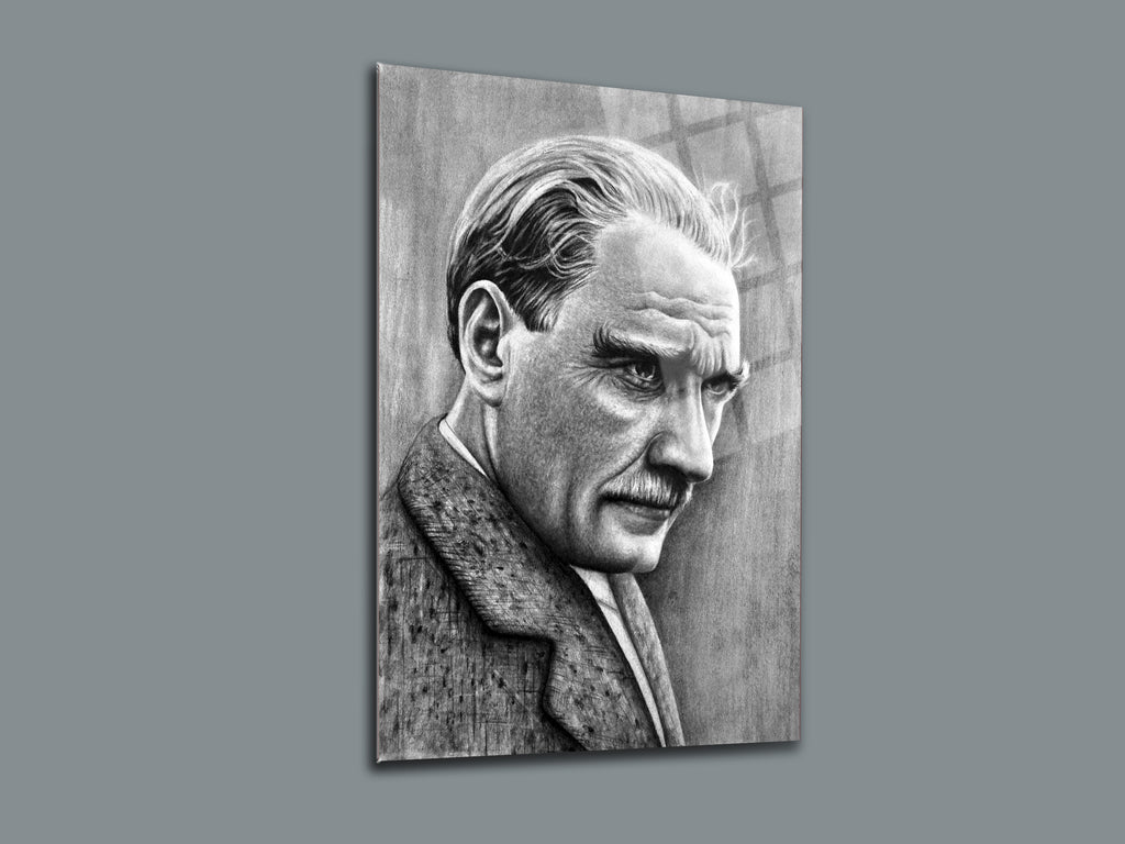 Atatürk Cam Tablo 80