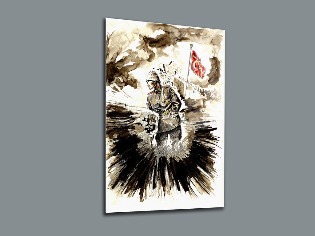 Atatürk Cam Tablo 73