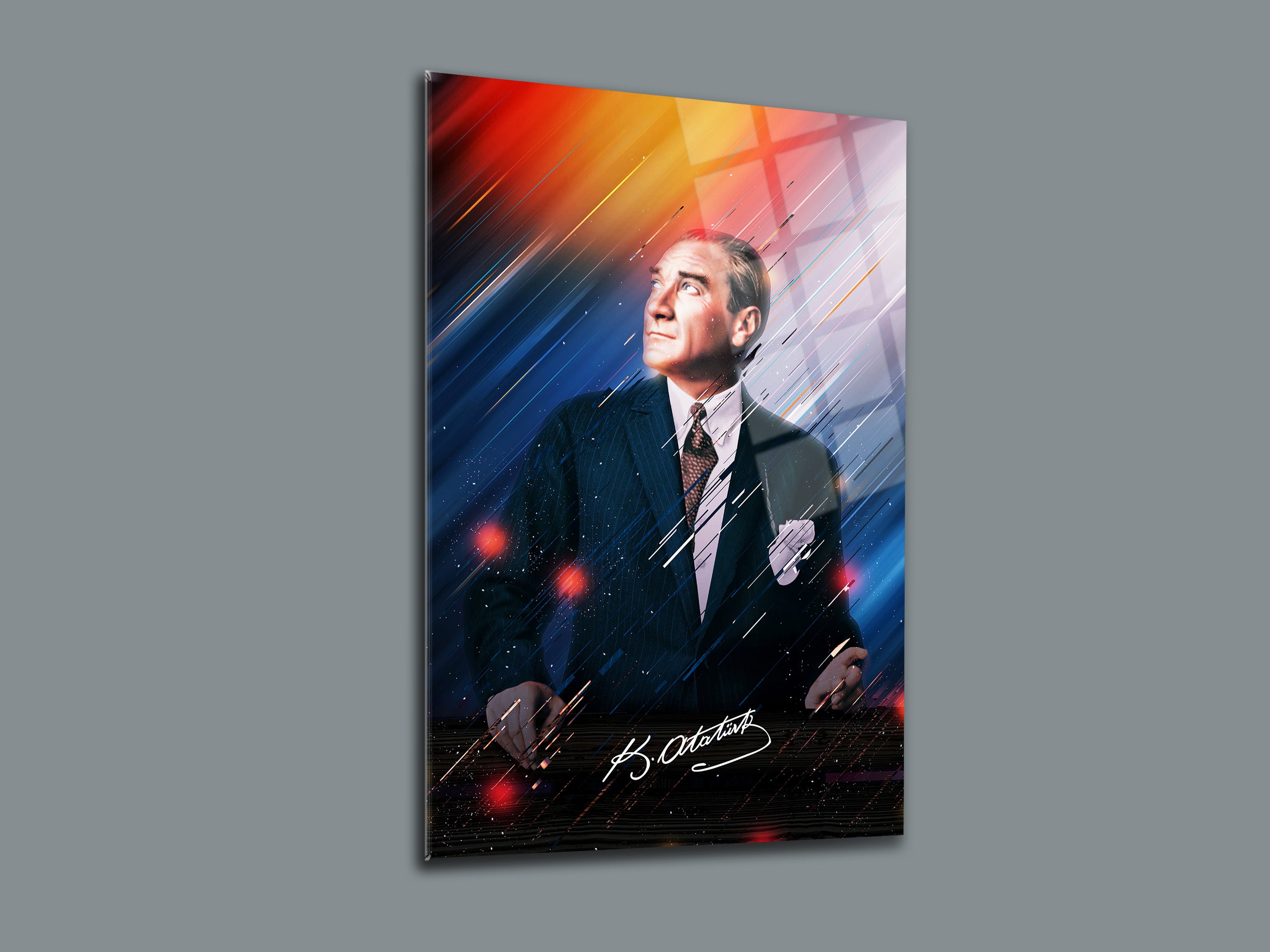Atatürk Cam Tablo 58