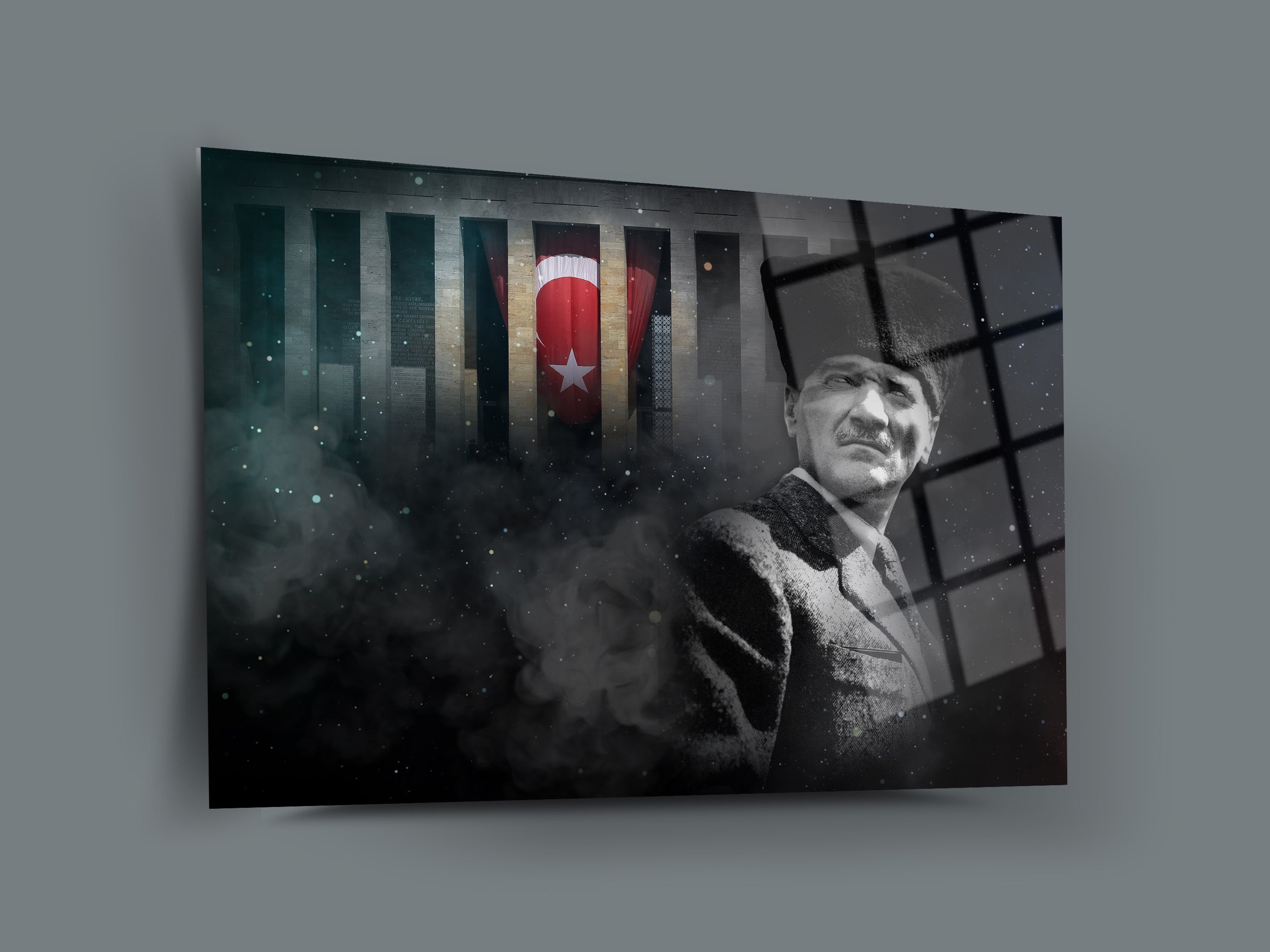 Atatürk Cam Tablo 86