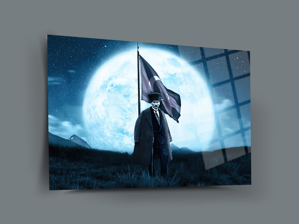 Atatürk Cam Tablo 75
