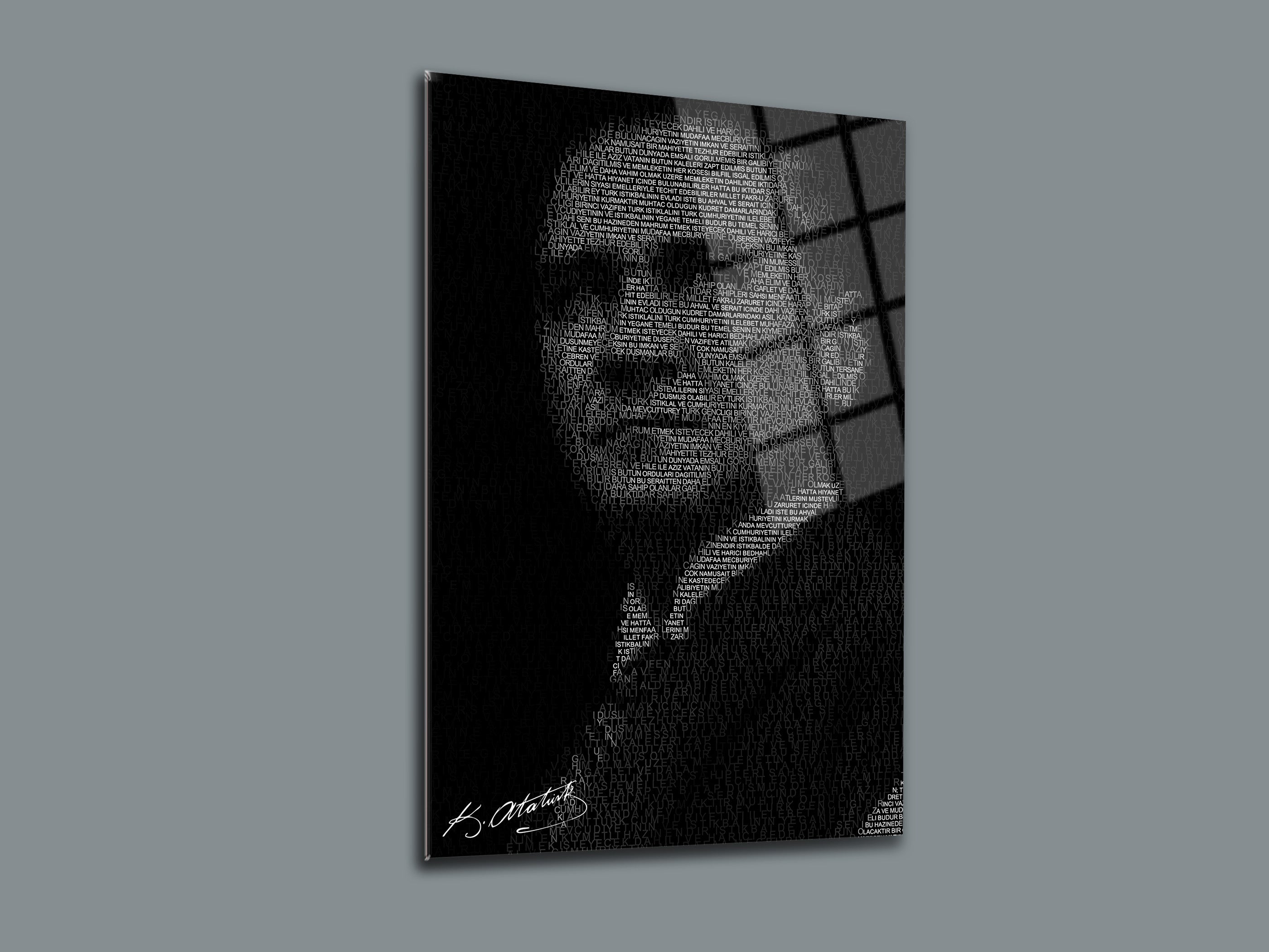 Atatürk Cam Tablo 83