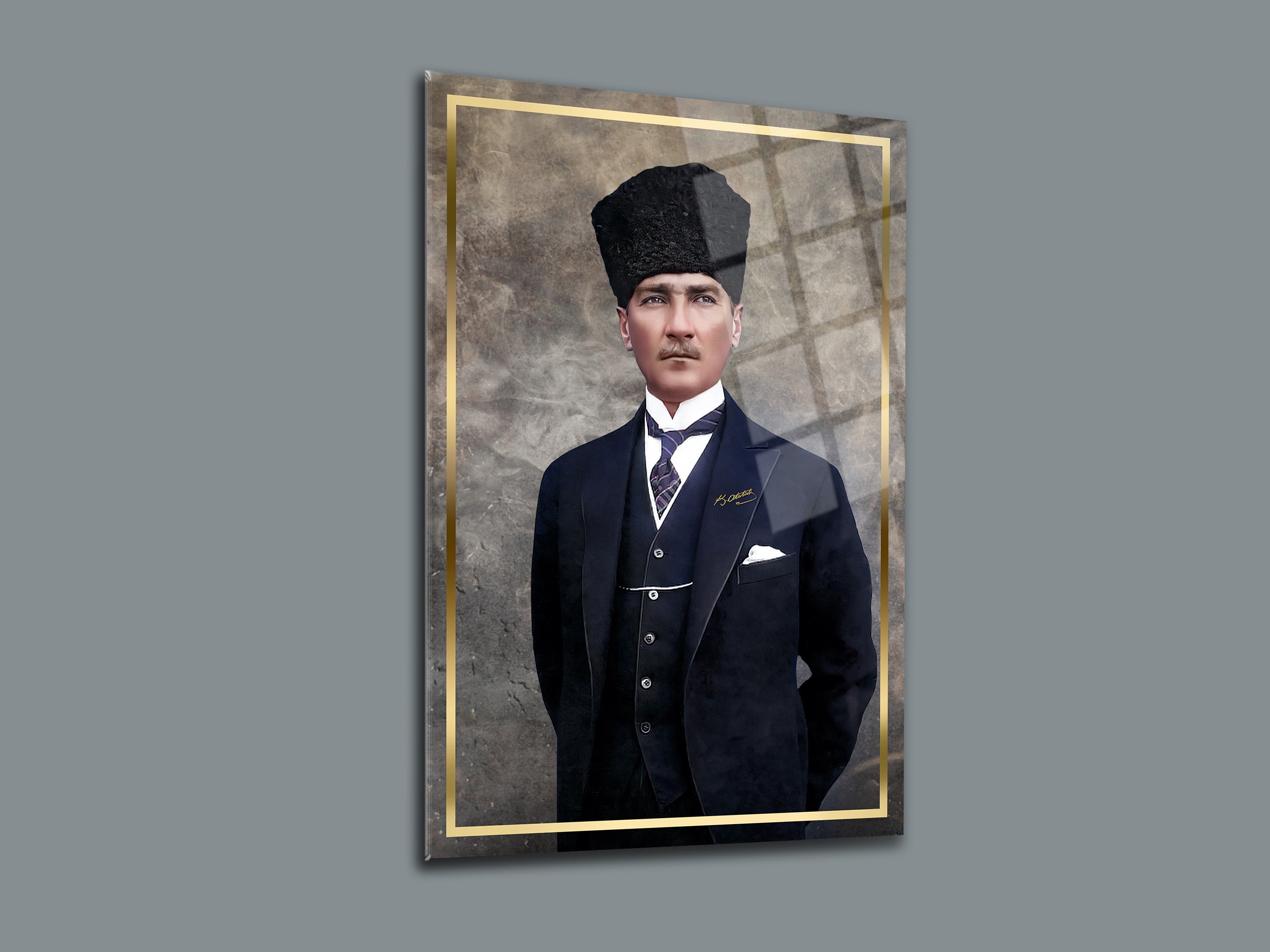 Atatürk Cam Tablo-119