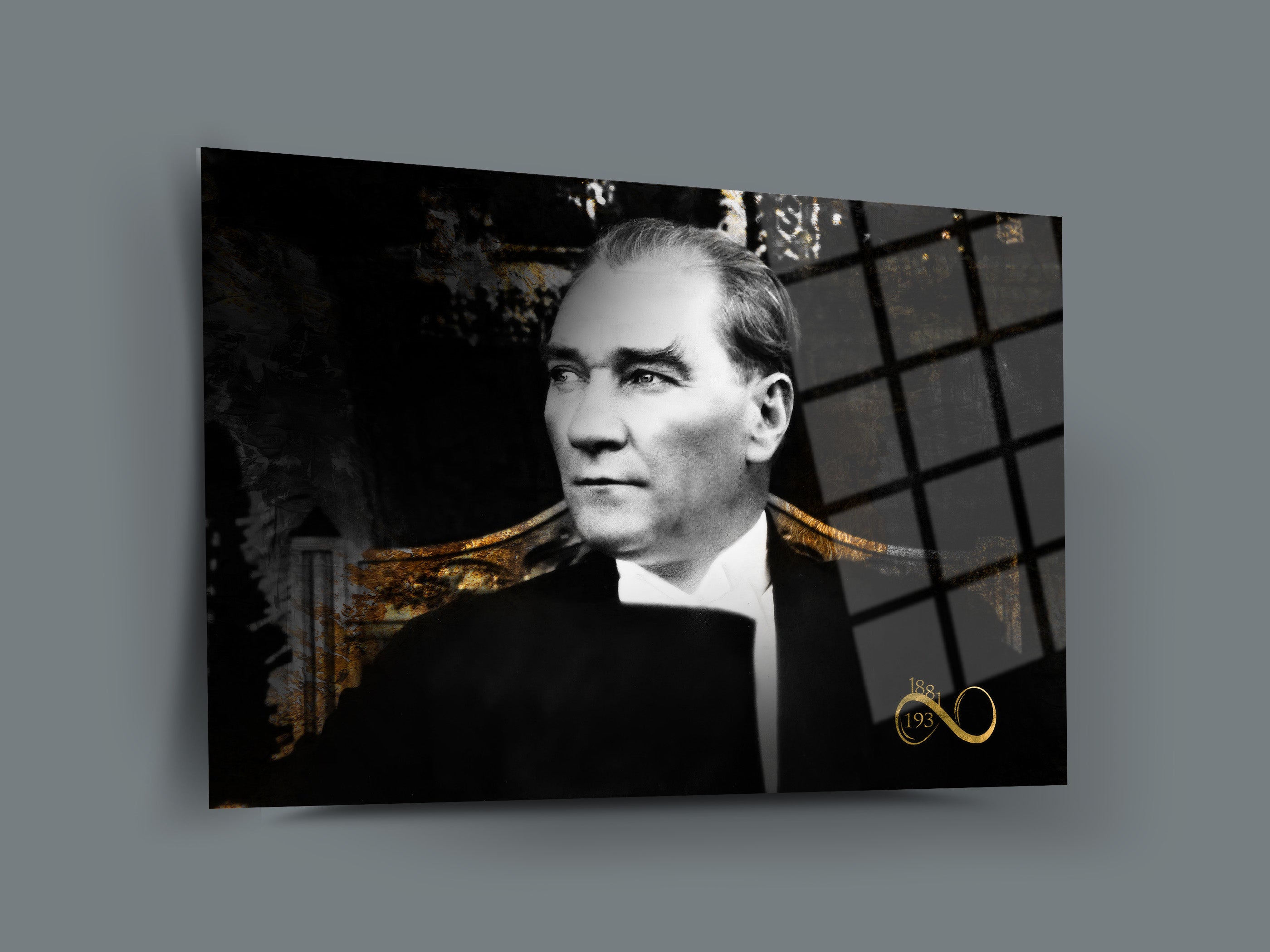 Atatürk Cam Tablo 64