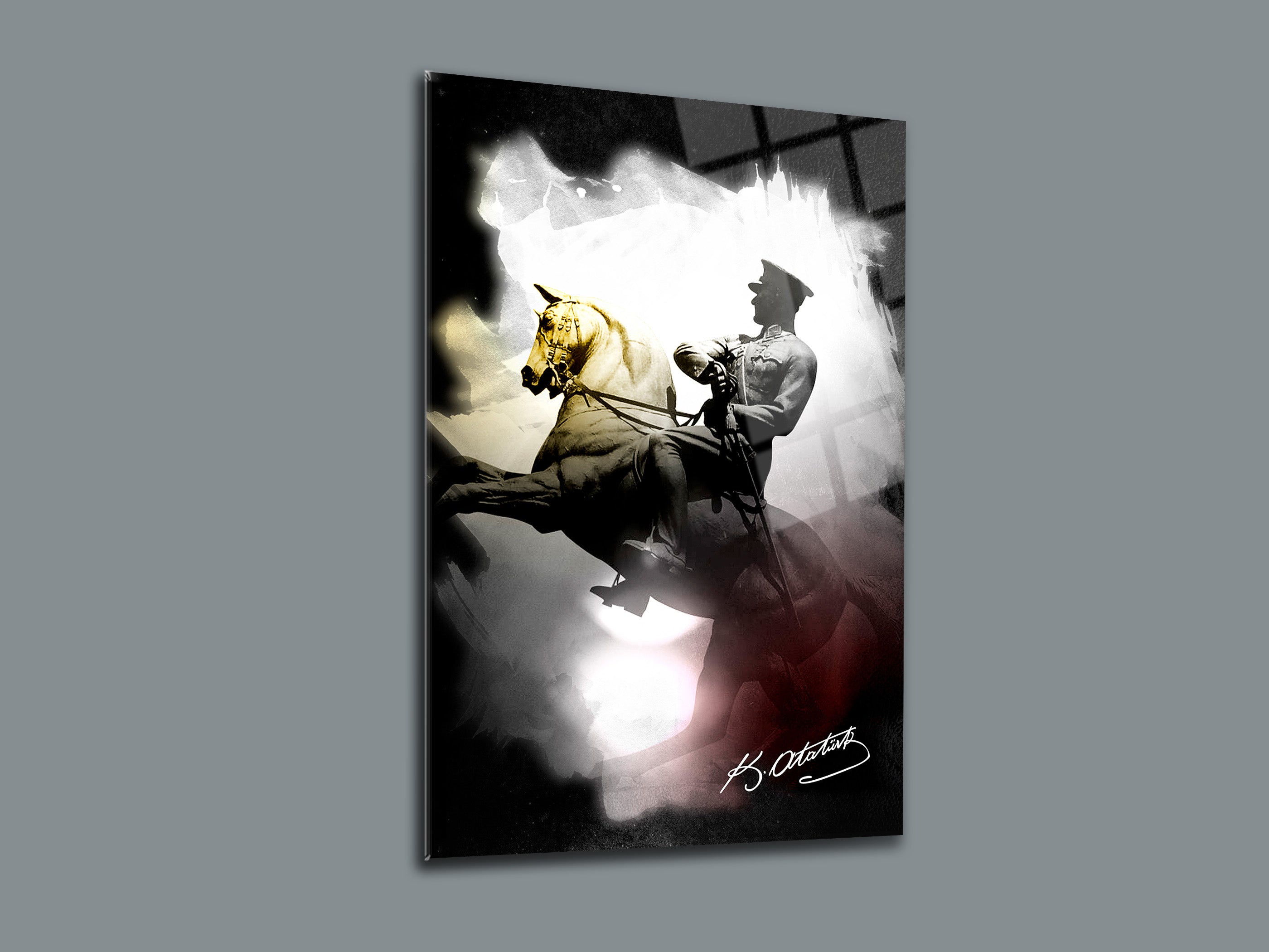Atatürk Cam Tablo 61
