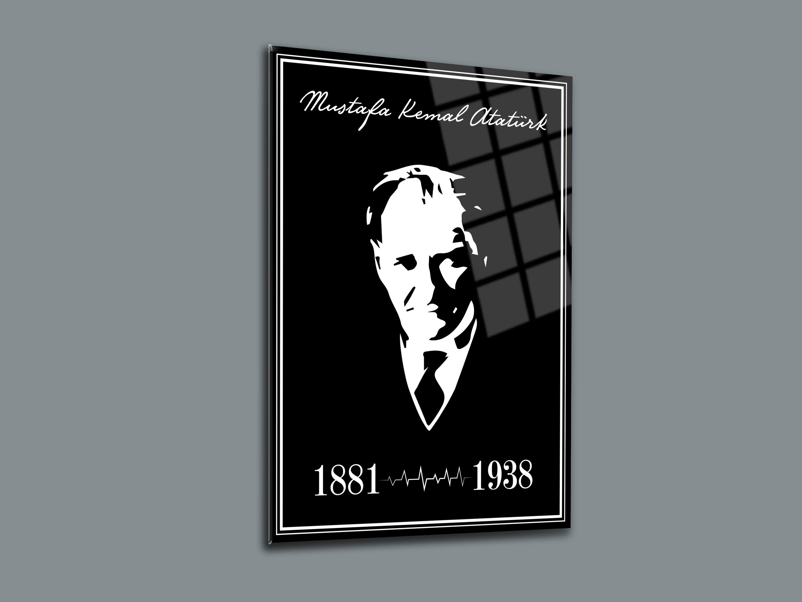 Atatürk Cam Tablo 68