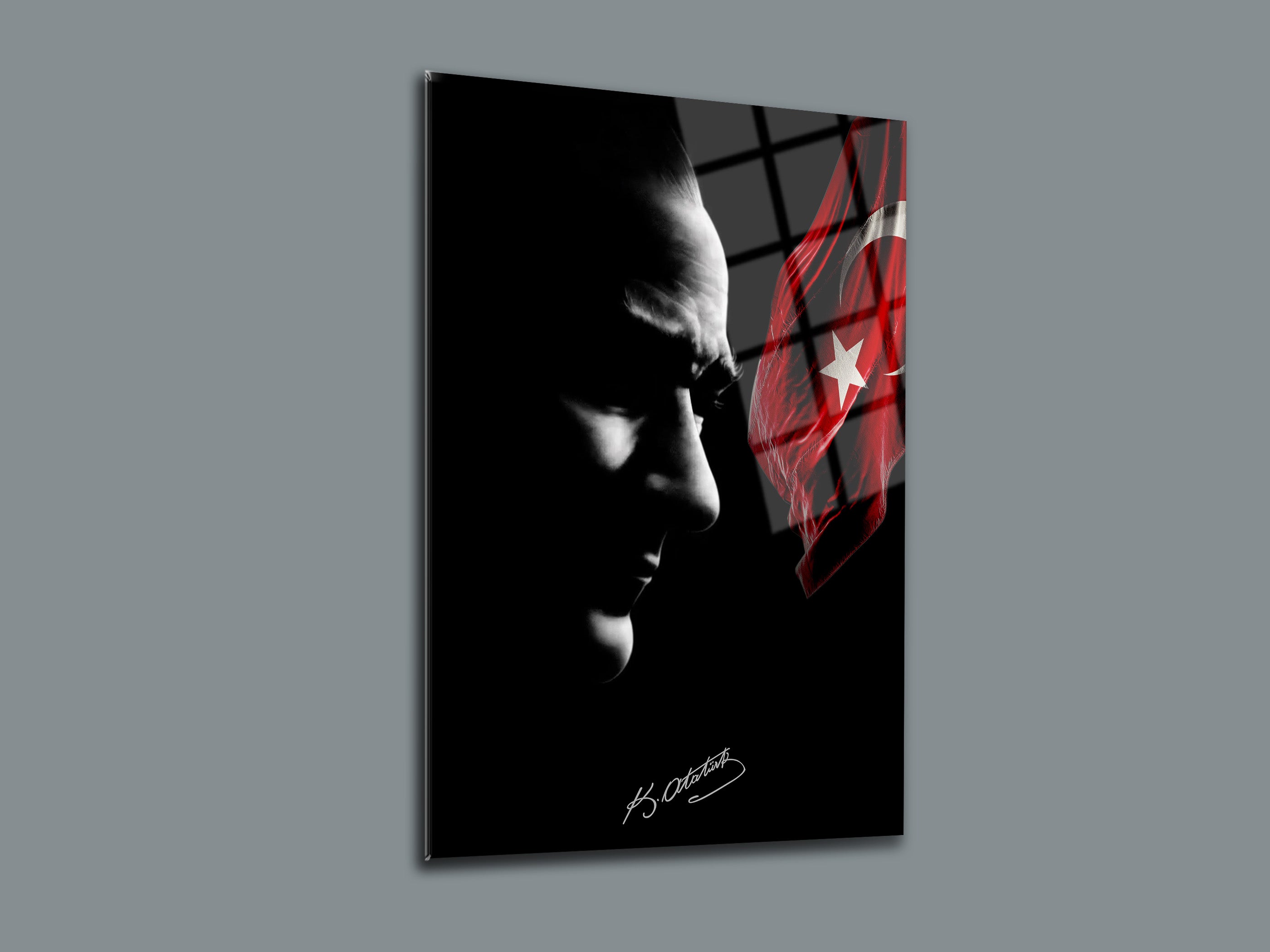 Atatürk Cam Tablo 122