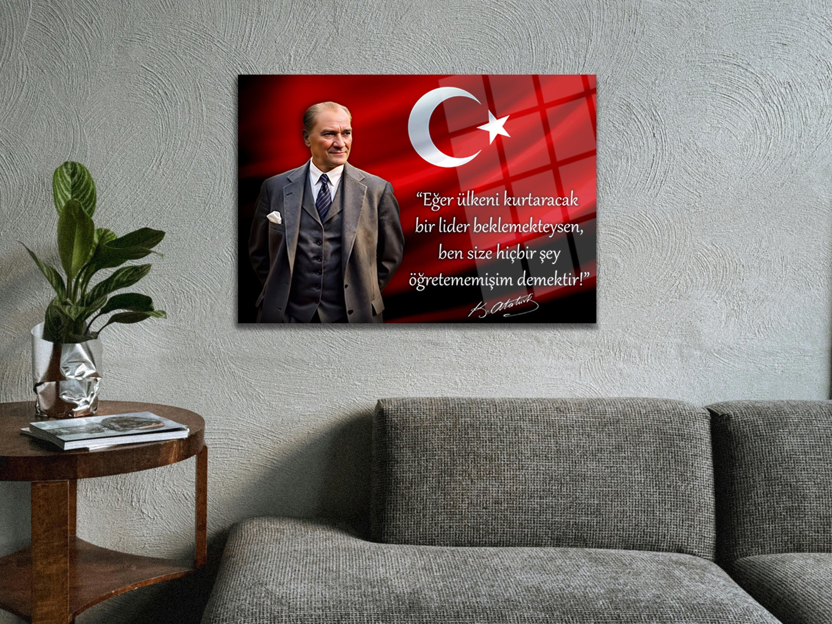 Atatürk Cam Tablo 233