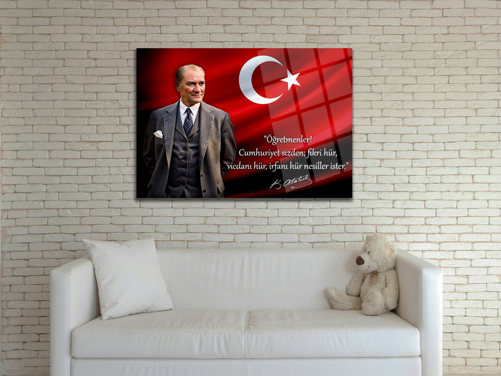 Atatürk Cam Tablo 234