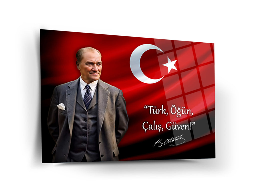 Atatürk Cam Tablo 228