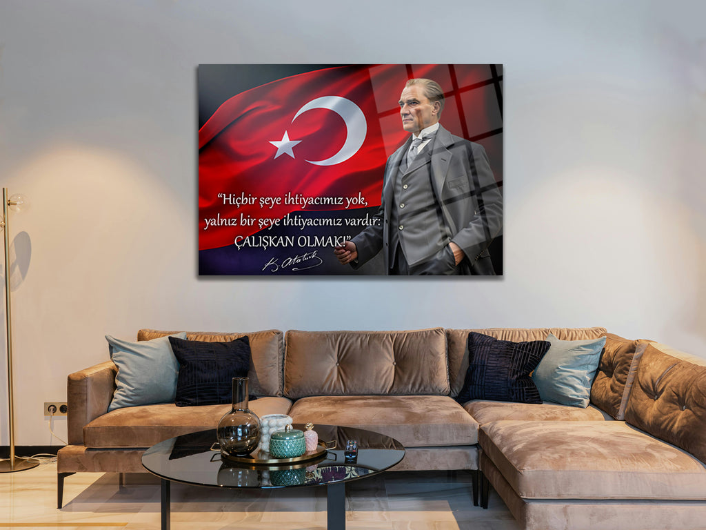 Atatürk Cam Tablo 229