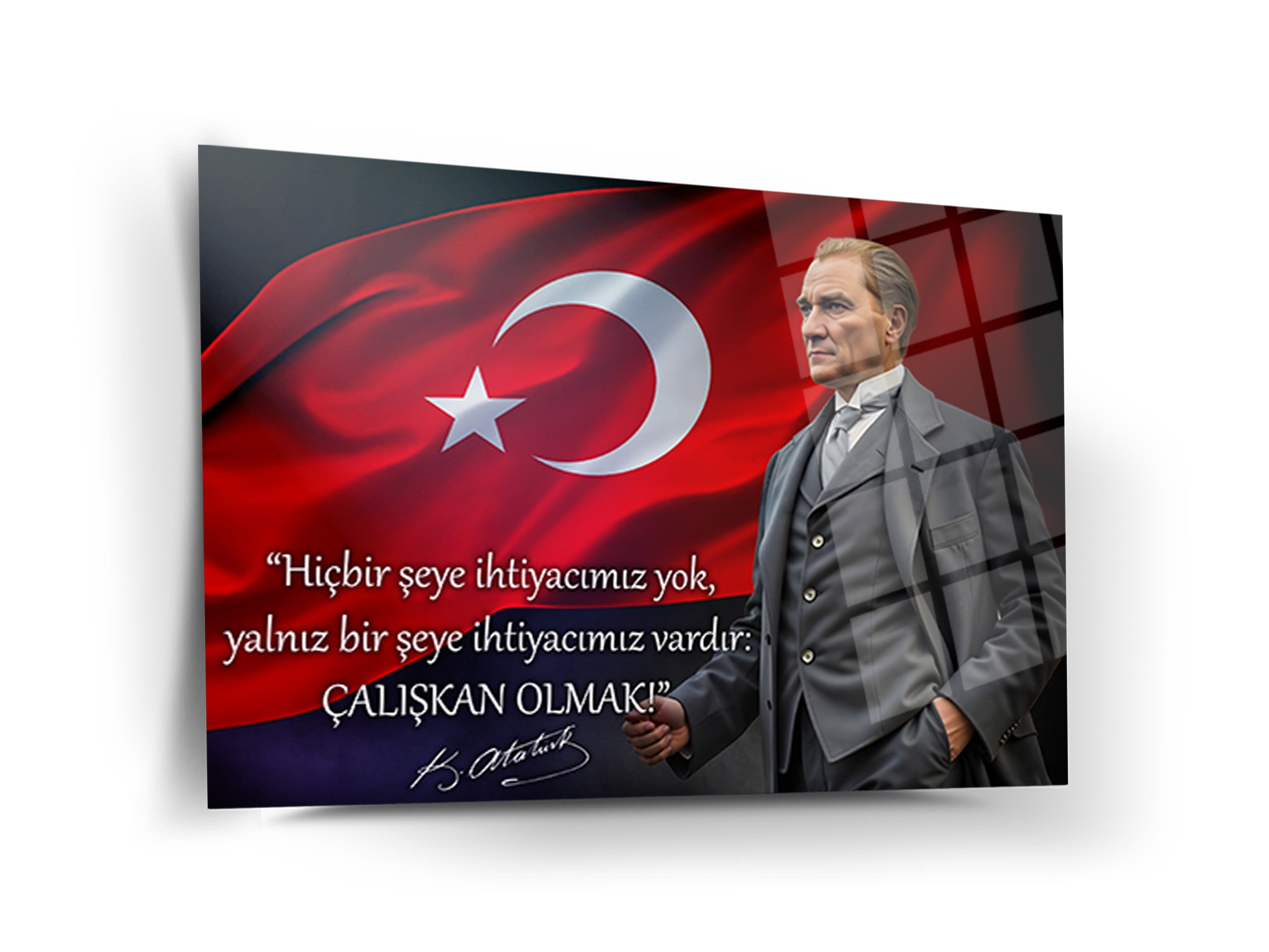 Atatürk Cam Tablo 229