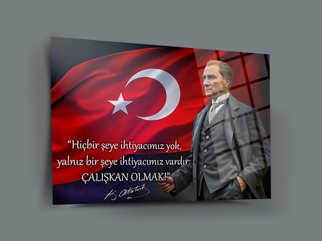 Atatürk Cam Tablo 229