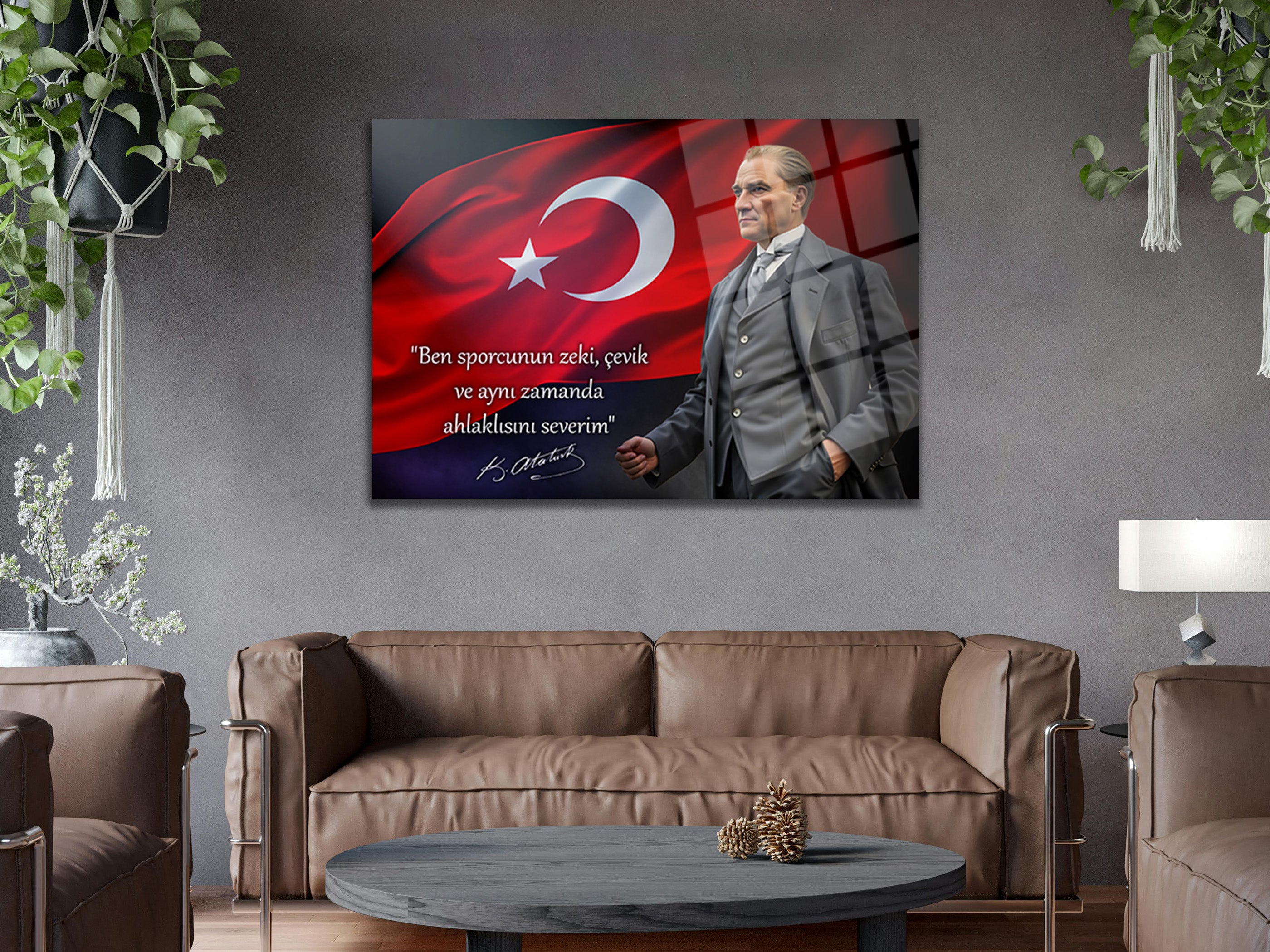 Atatürk Cam Tablo 231