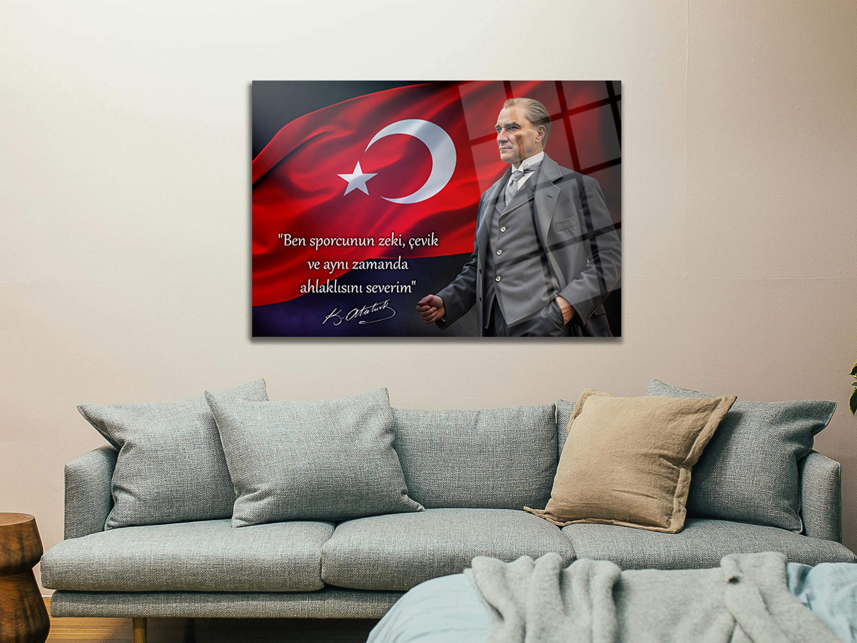 Atatürk Cam Tablo 231