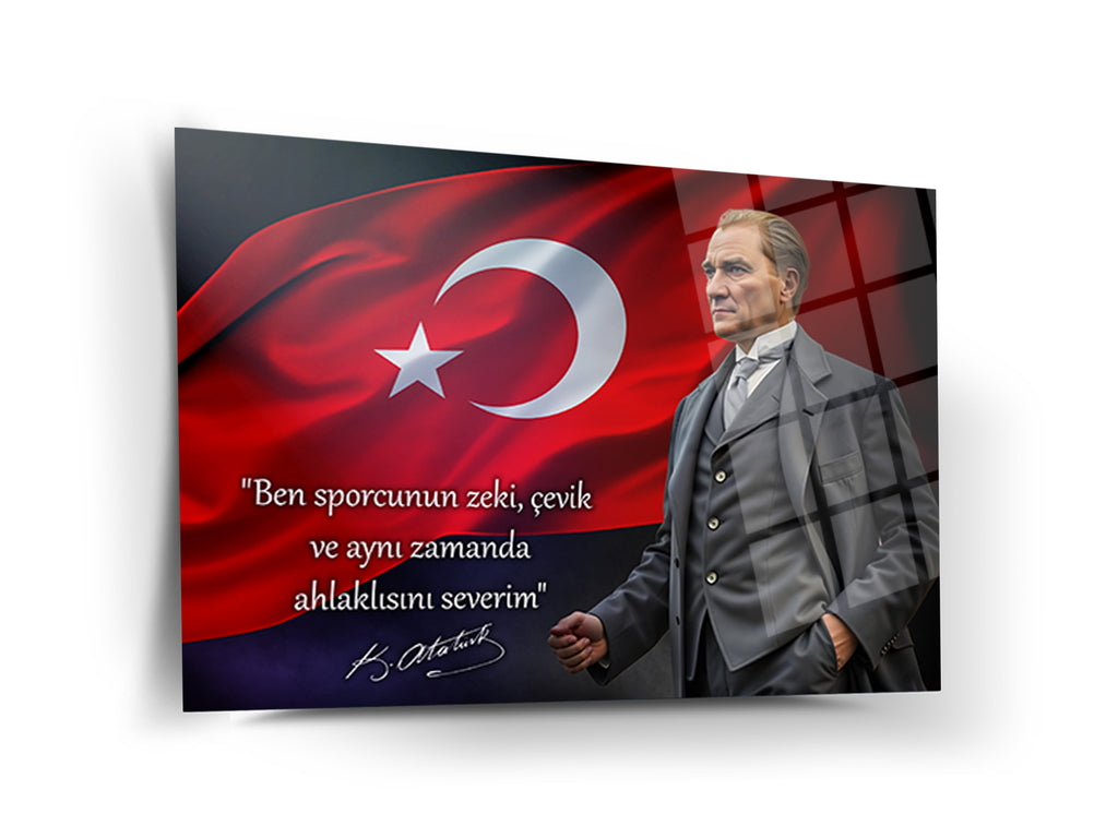 Atatürk Cam Tablo 231
