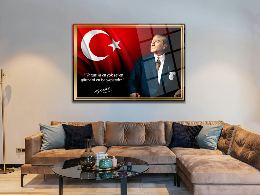 Atatürk Cam Tablo 155