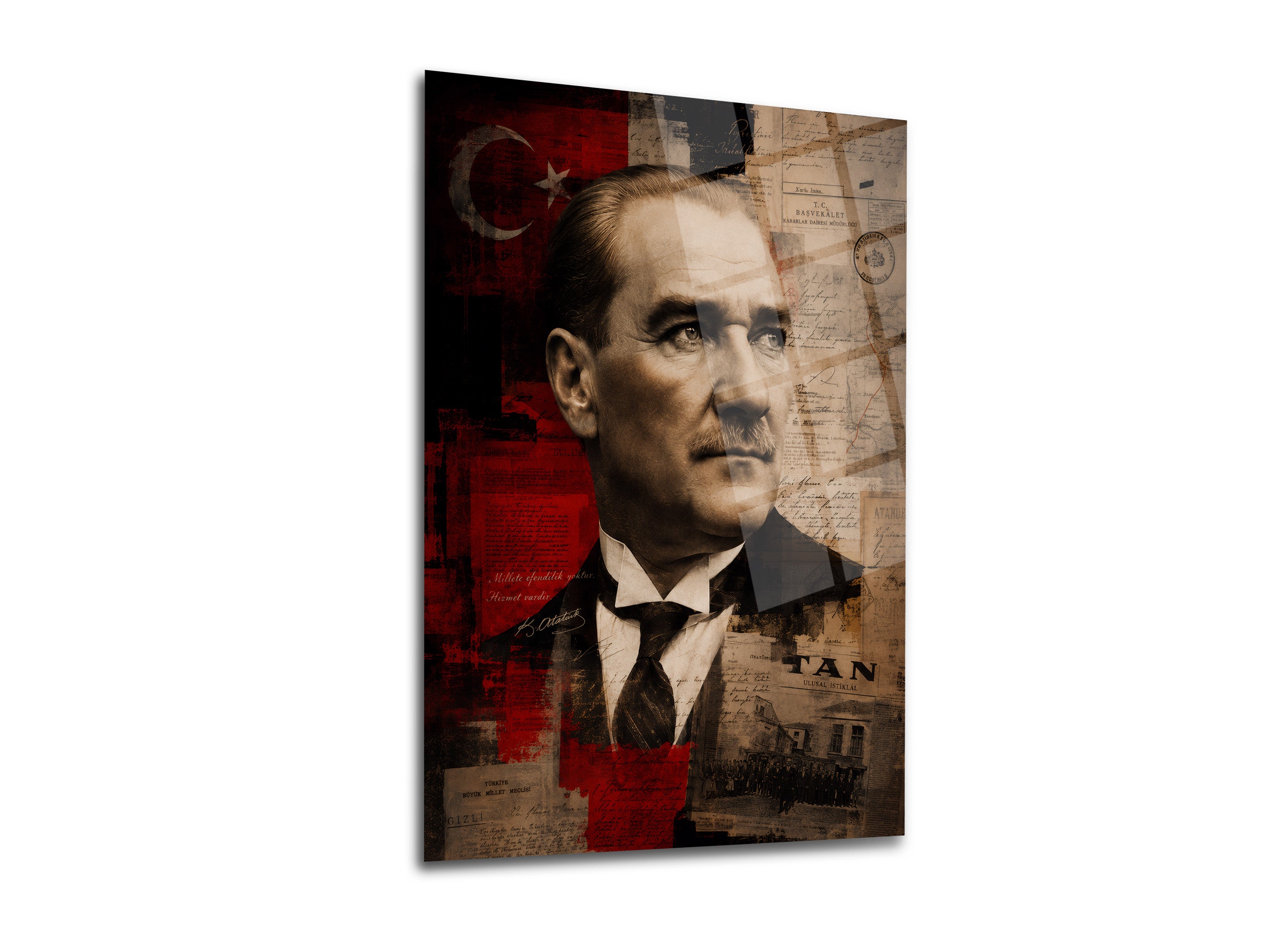 Atatürk Cam Tablo-290