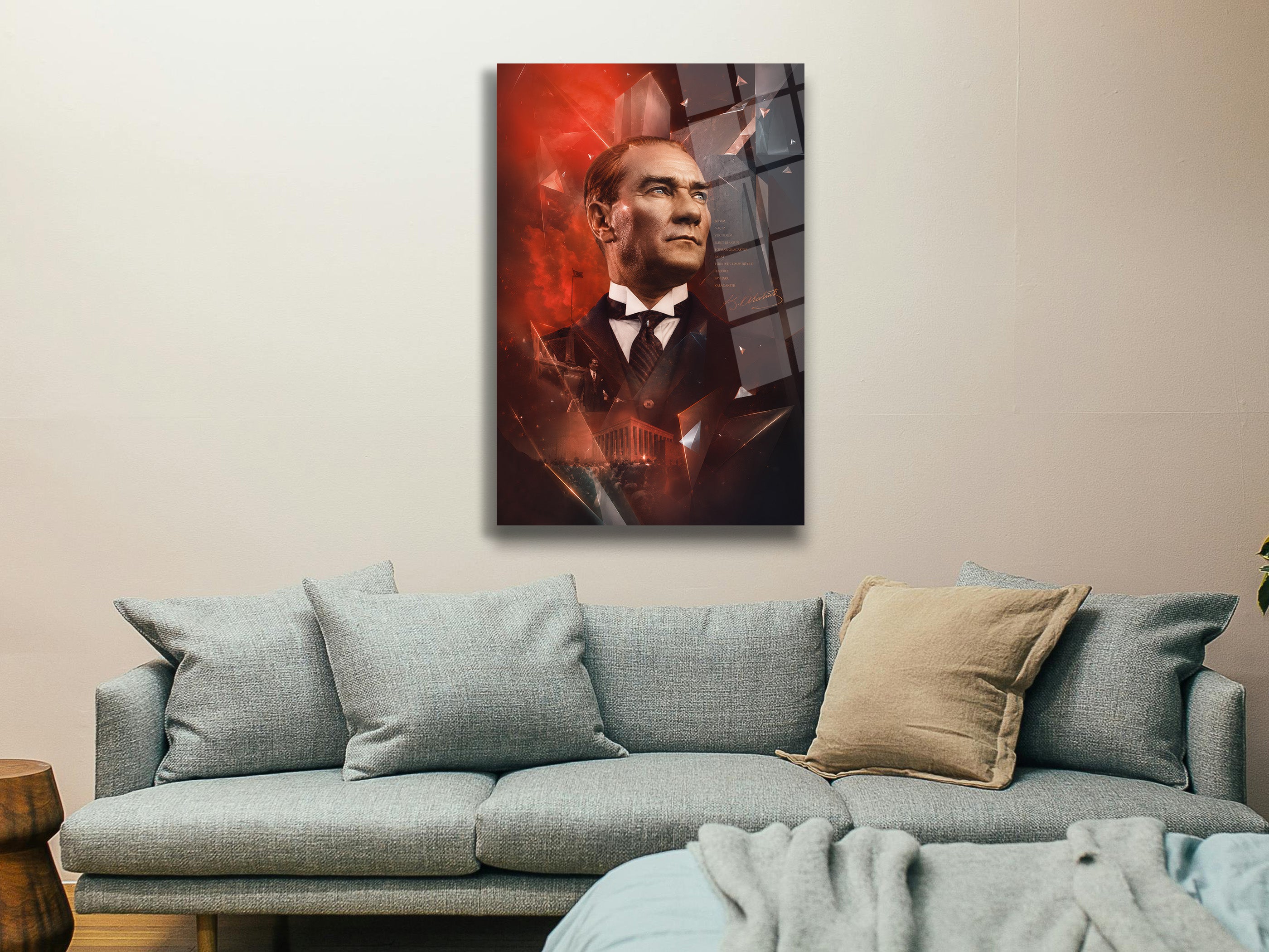 Atatürk Cam Tablo-292