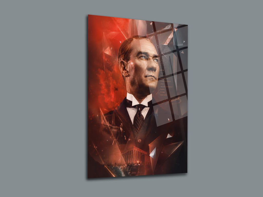 Atatürk Cam Tablo-292