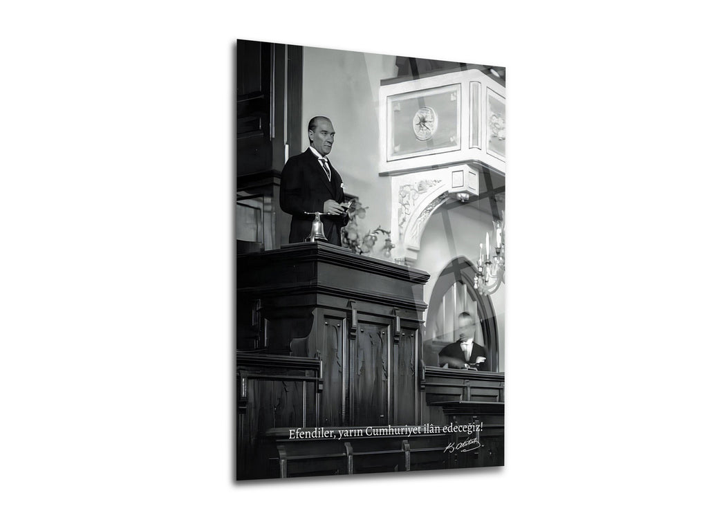 Atatürk Cam Tablo 235