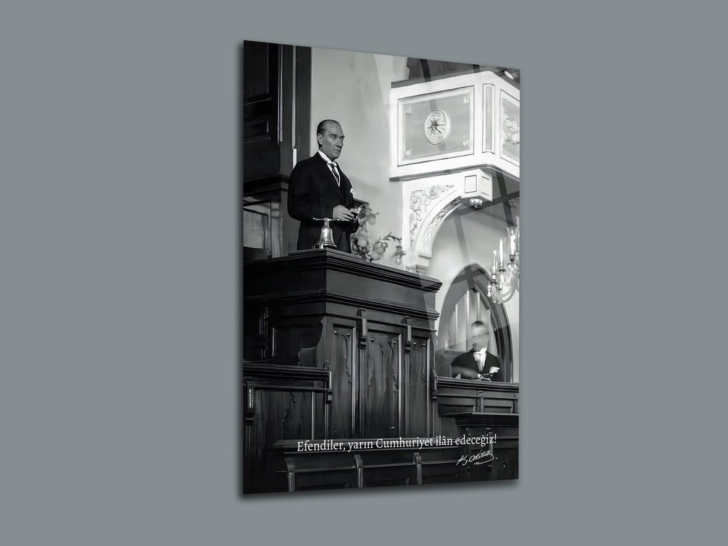 Atatürk Cam Tablo 236