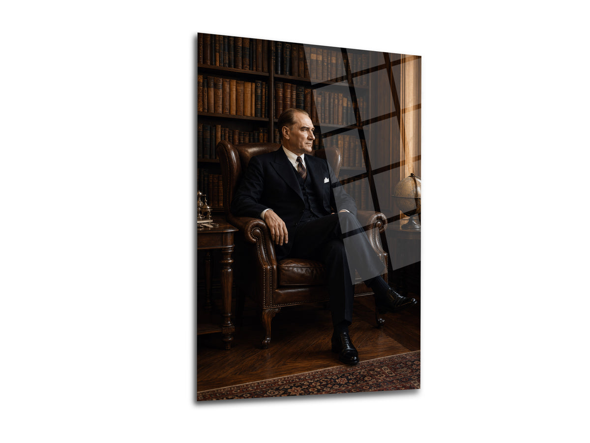 Atatürk Cam Tablo-300