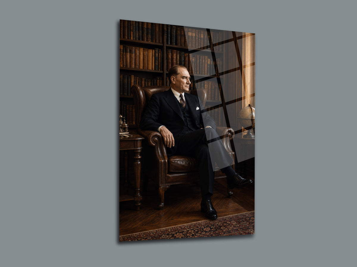 Atatürk Cam Tablo-300