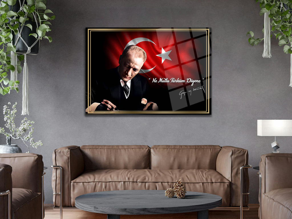 Atatürk Cam Tablo 154