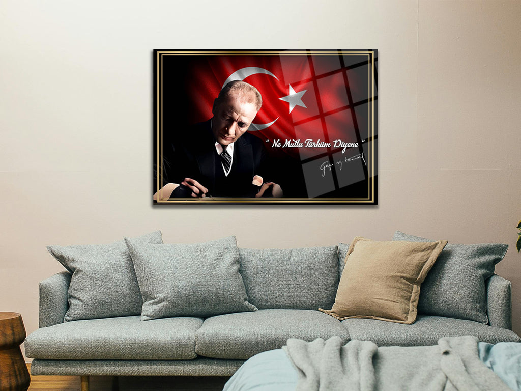Atatürk Cam Tablo 154