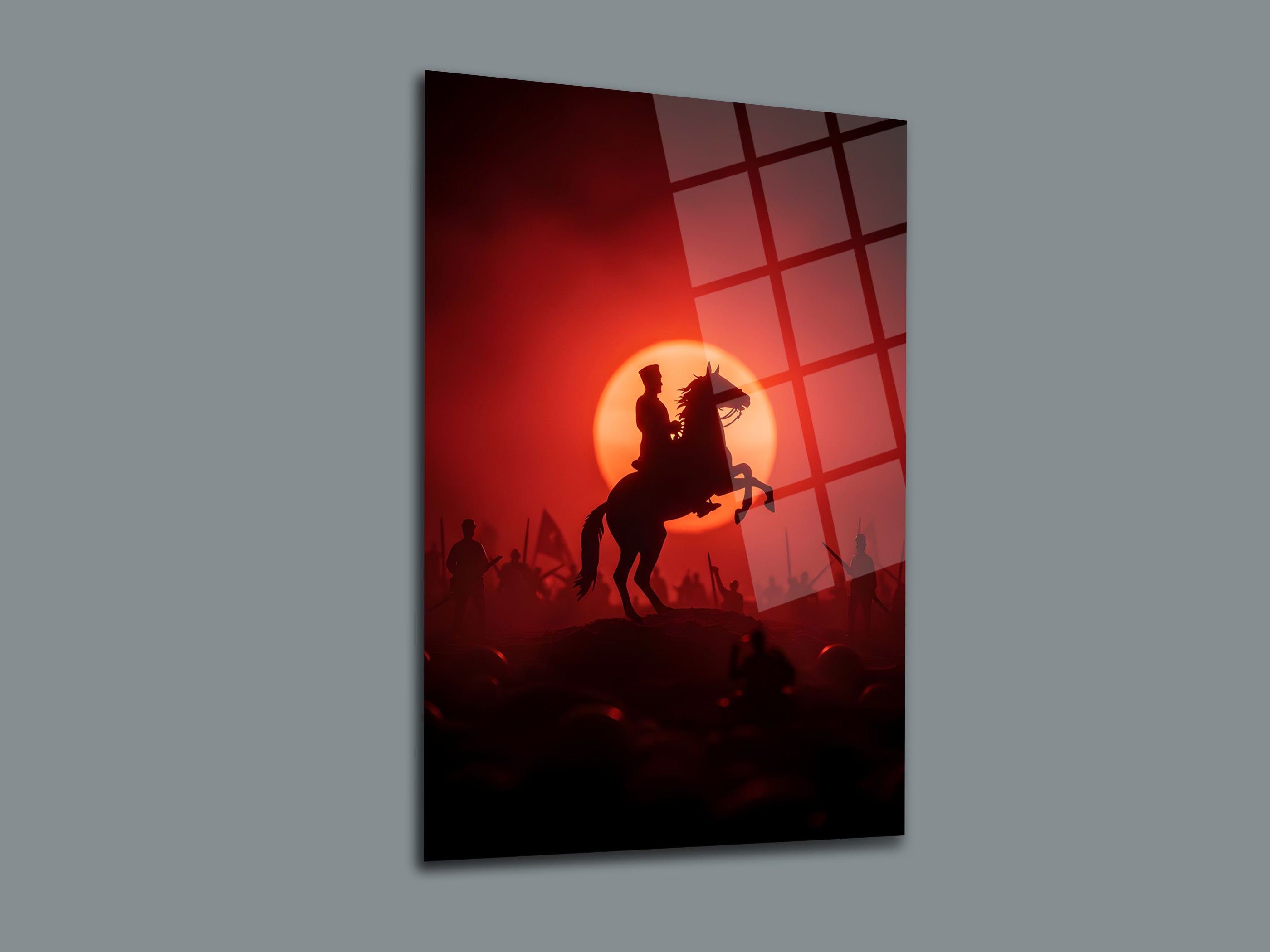 Atatürk Cam Tablo 270