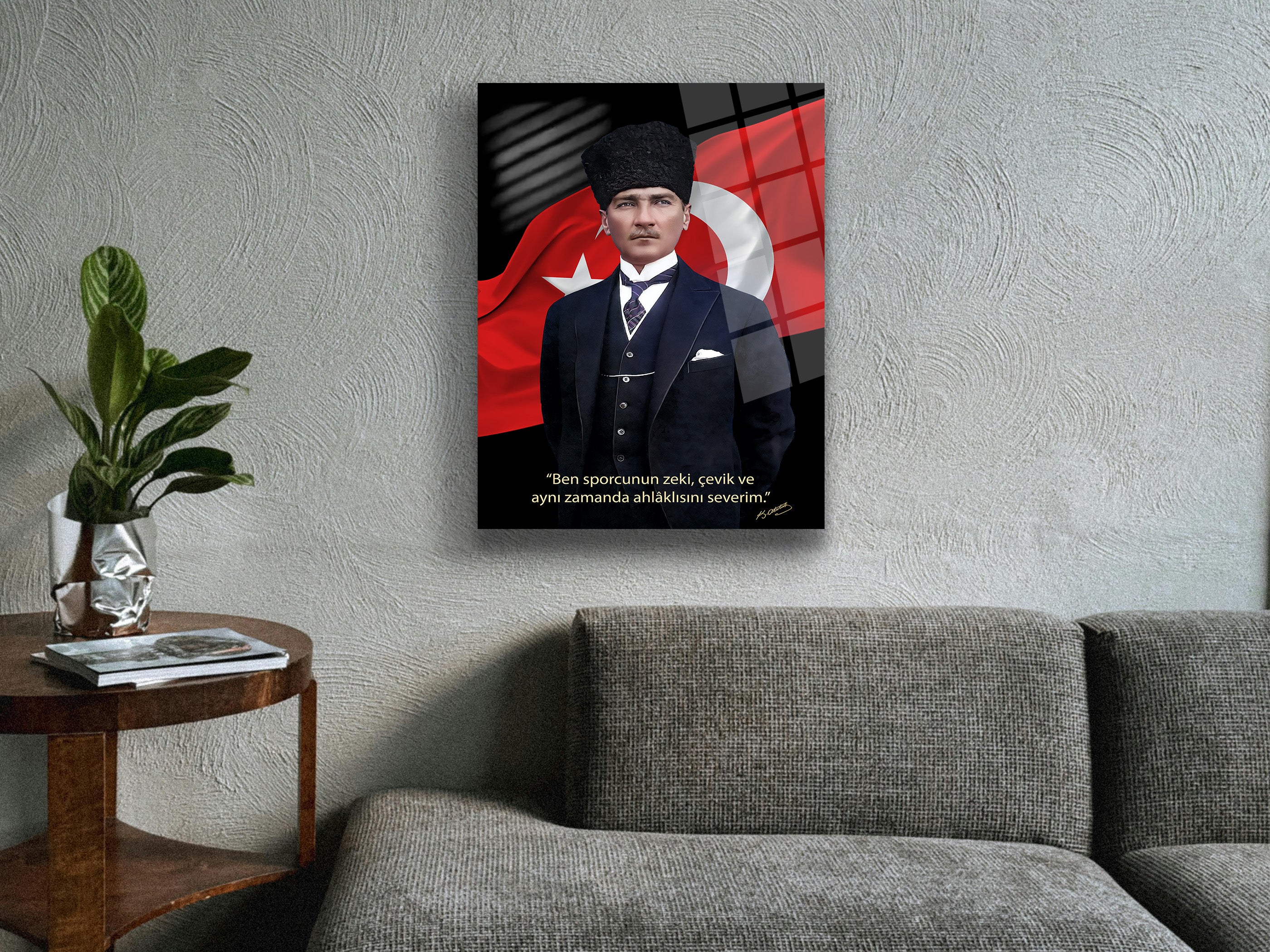 Atatürk Cam Tablo 243