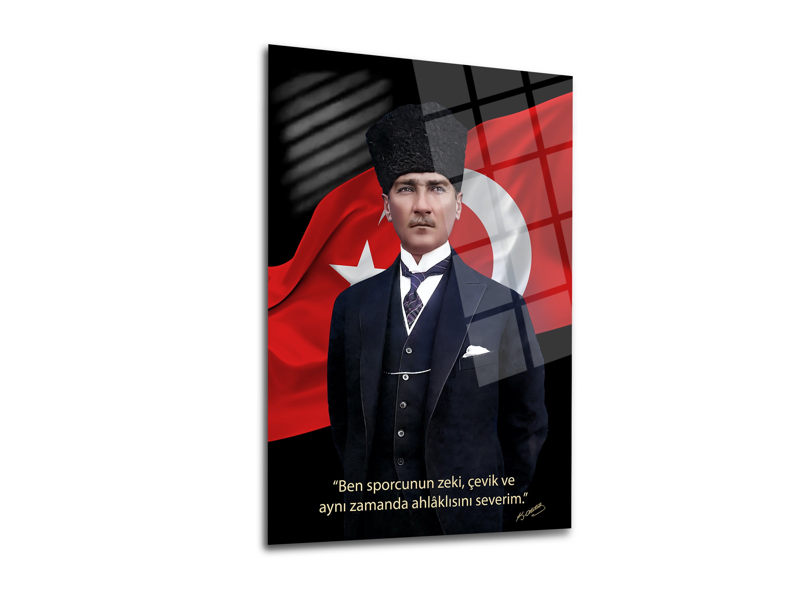 Atatürk Cam Tablo 243
