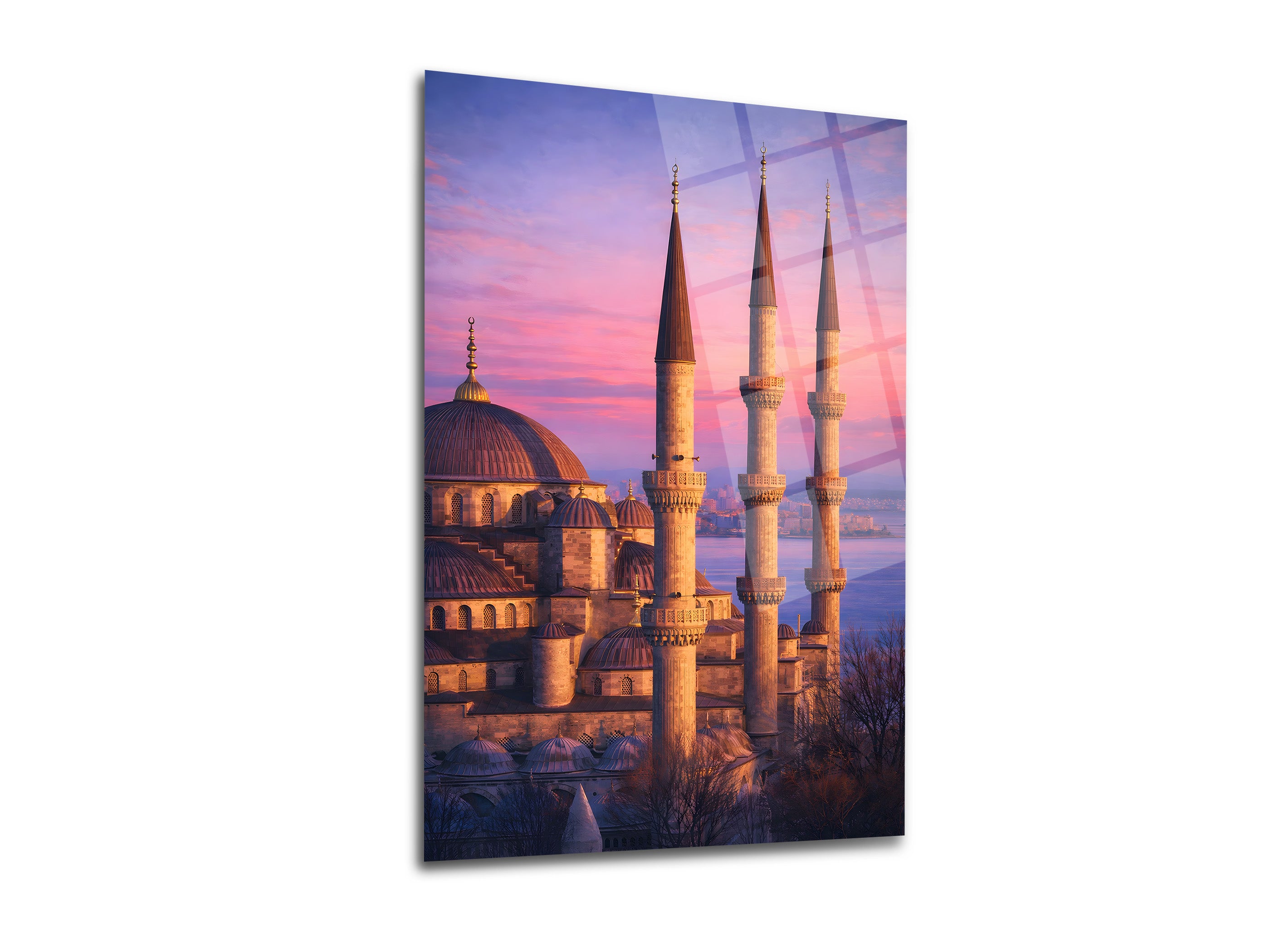 Sultanahmet Camii Cam Tablo-2 Dini Tablo - İslami Tablo