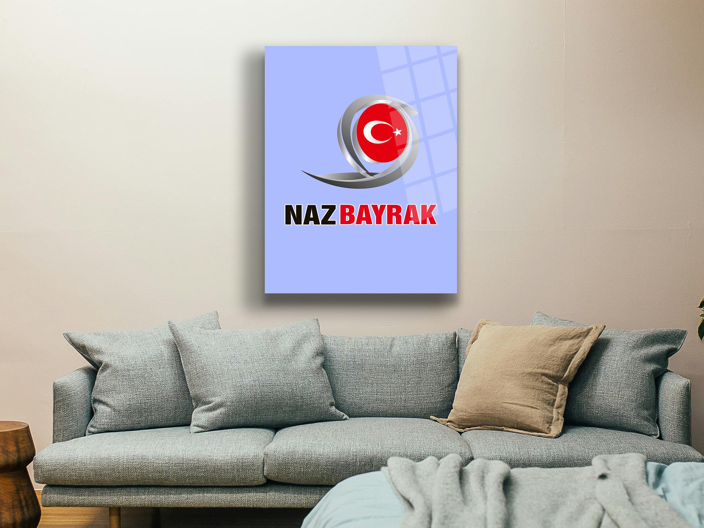 Firma Logosu Örnek Cam Tablo-2