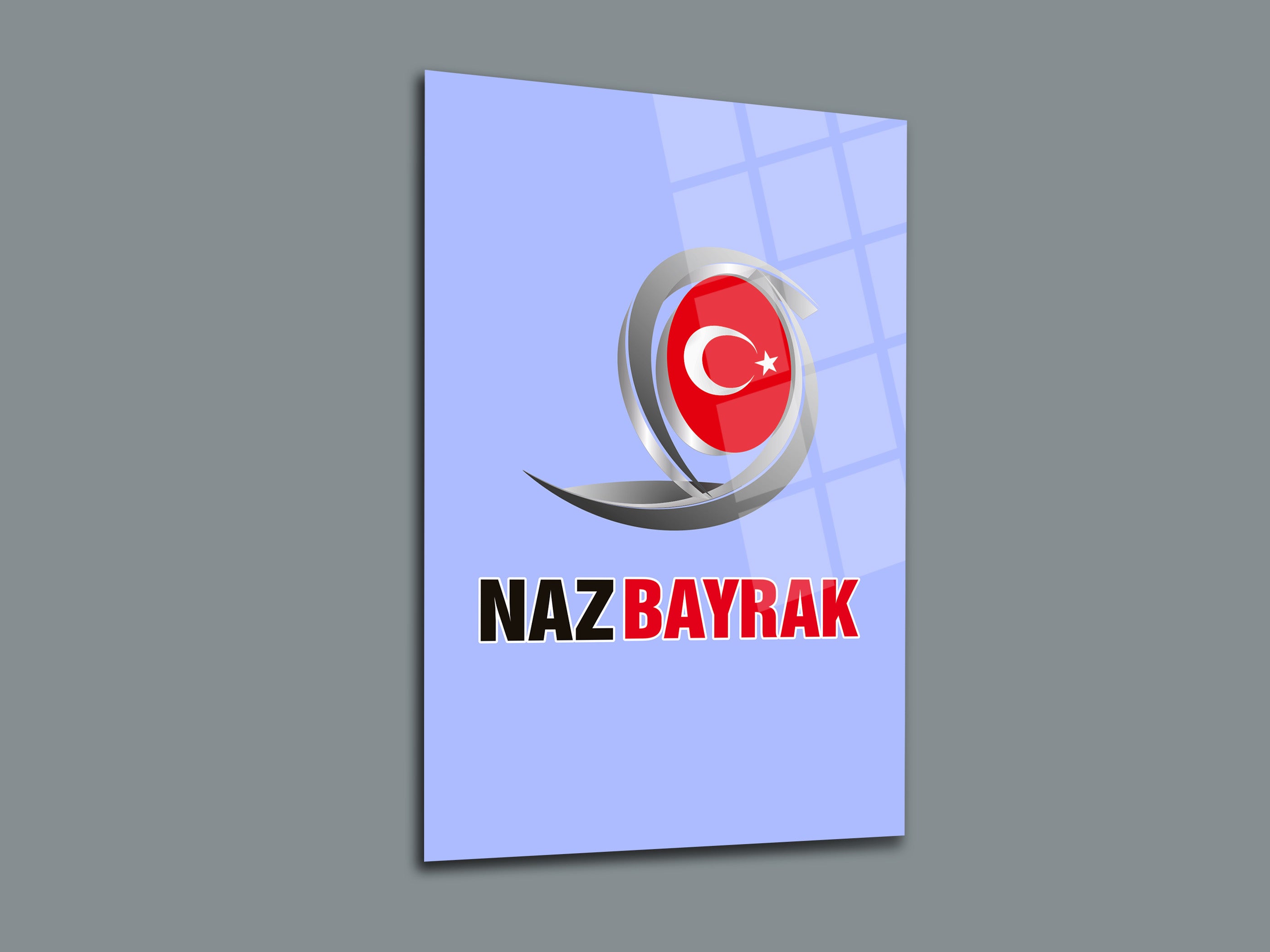 Firma Logosu Örnek Cam Tablo-2